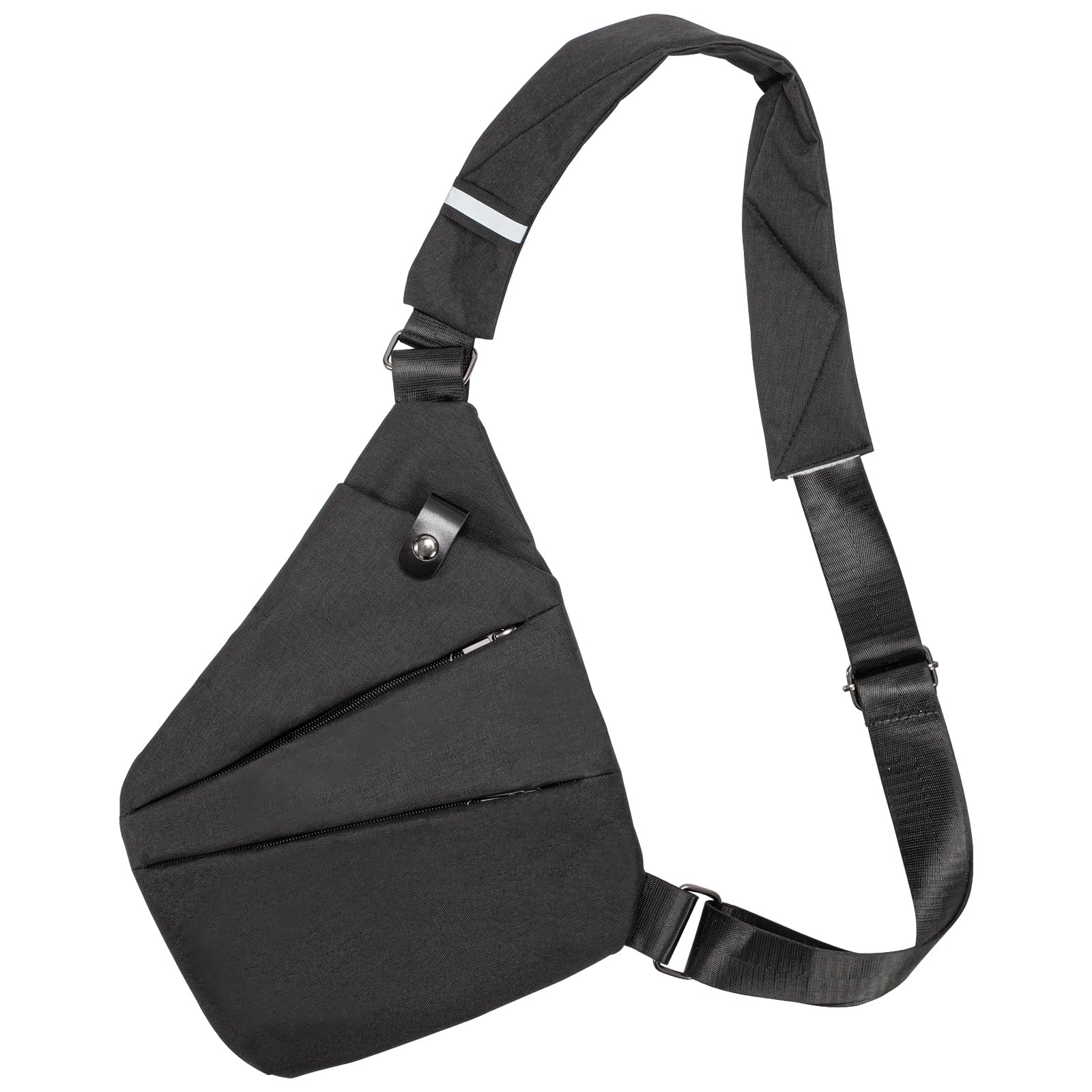 ZouwelAnti Theft Travel Bag Women Small Cross Body Shoulder Bag Sling Backpack Lightweight Rucksack Crossbody Bag Men Casual One Strap Chest Bag for Traveling Sports Hiking Cycling