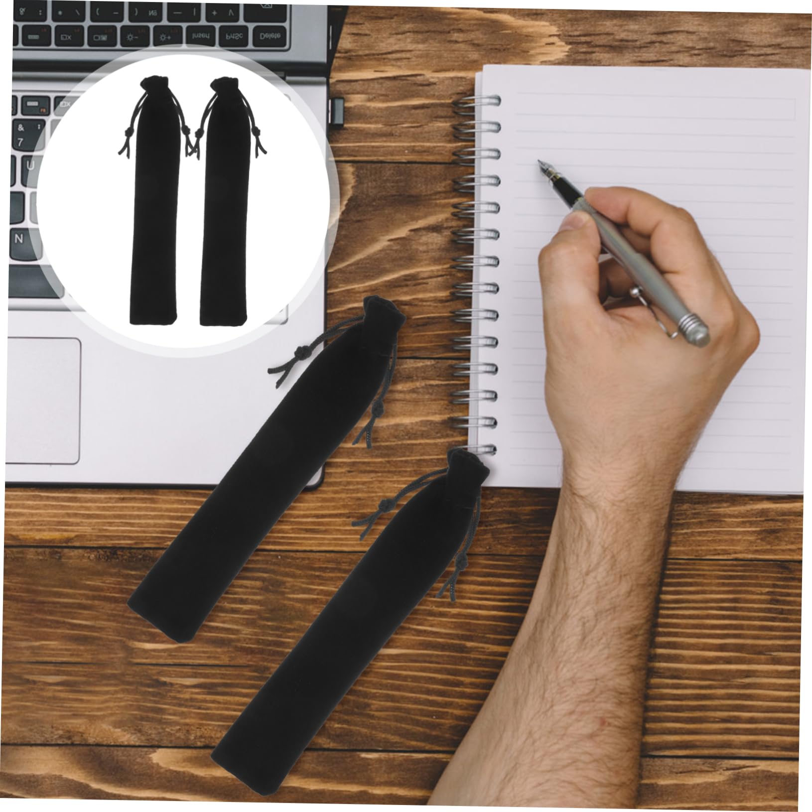 Custodie Penne 100 Pz Sacchetto Della Matita Mini Portamatite Scatole Di Penna Singolo Caso Della Penna Sacchetto Della Matita Con Coulisse Di Imballaggio Coulisse Manicotto Della