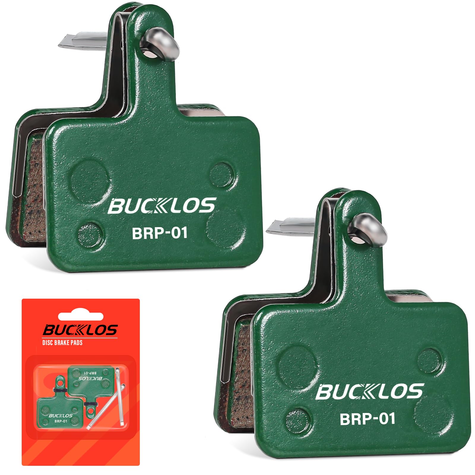 AEYINO 2 Pairs Bike Brake Pads for TRP Tektro Shimano MT200 Deore Br-M575 M525 M515 T615 T675 M505 M495 M486 M485 M475,Disc Brakes Pads for Bicycle Mountain/Electric/Road/MTB โ image 1