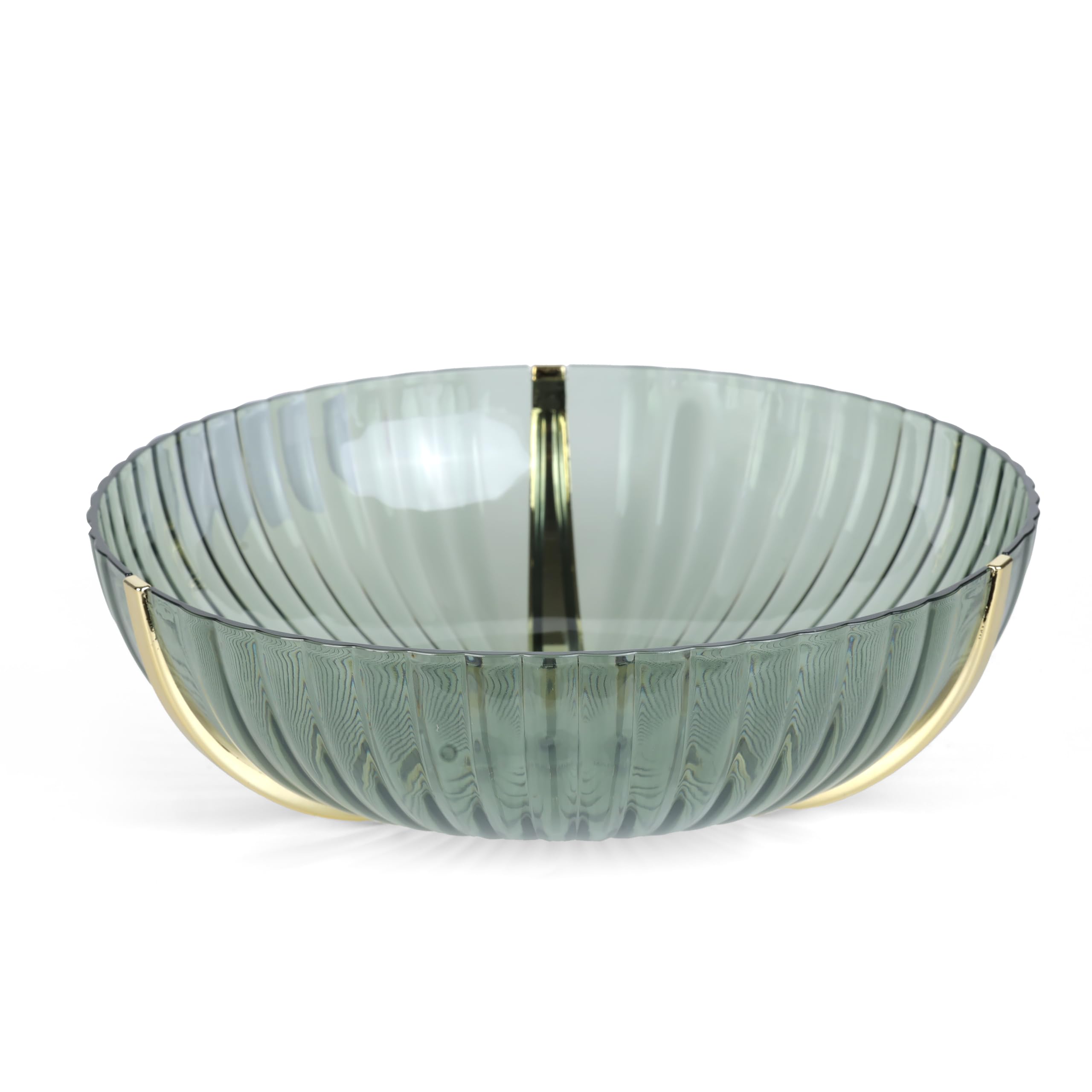 Dravizon Fruit Bowl, Plastic Fruit Holder, Fruit Dish for Fruits and Veggies, Fruit Bowl for Kitchen Counter, Home Decor Dessert Fruit Tray