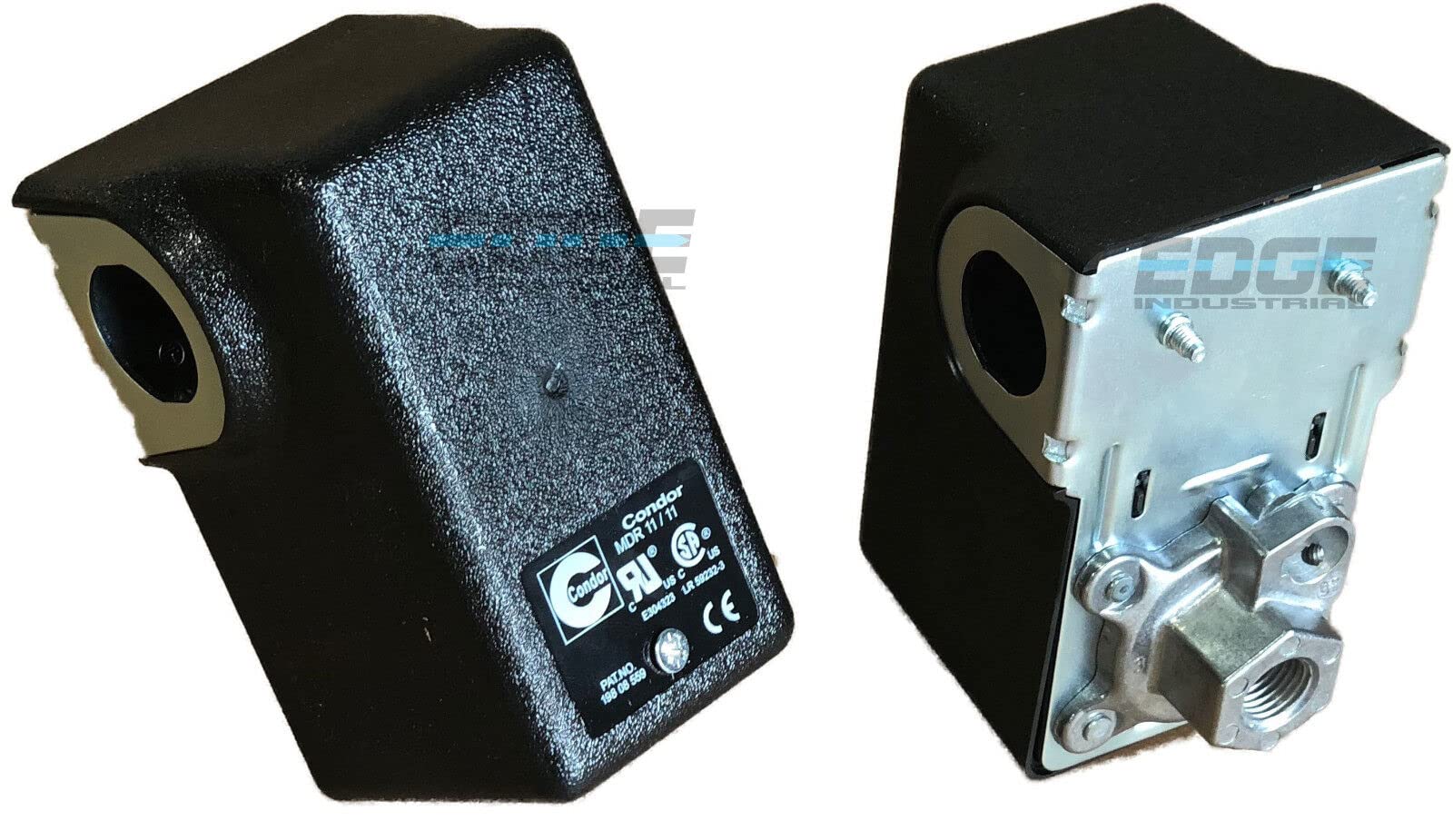 100/125 PSI Pressure Switch 1/4 FNPT Condor USA Heavy Duty Pressure ...
