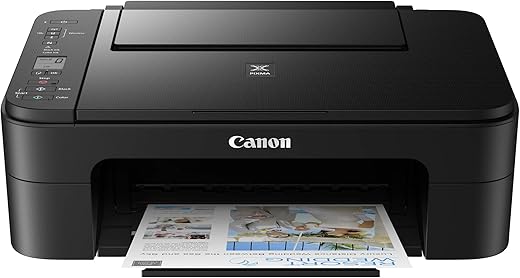 Canon PIXMA E3370 All-in-One Wireless Ink Efficient Color Printer (Black)