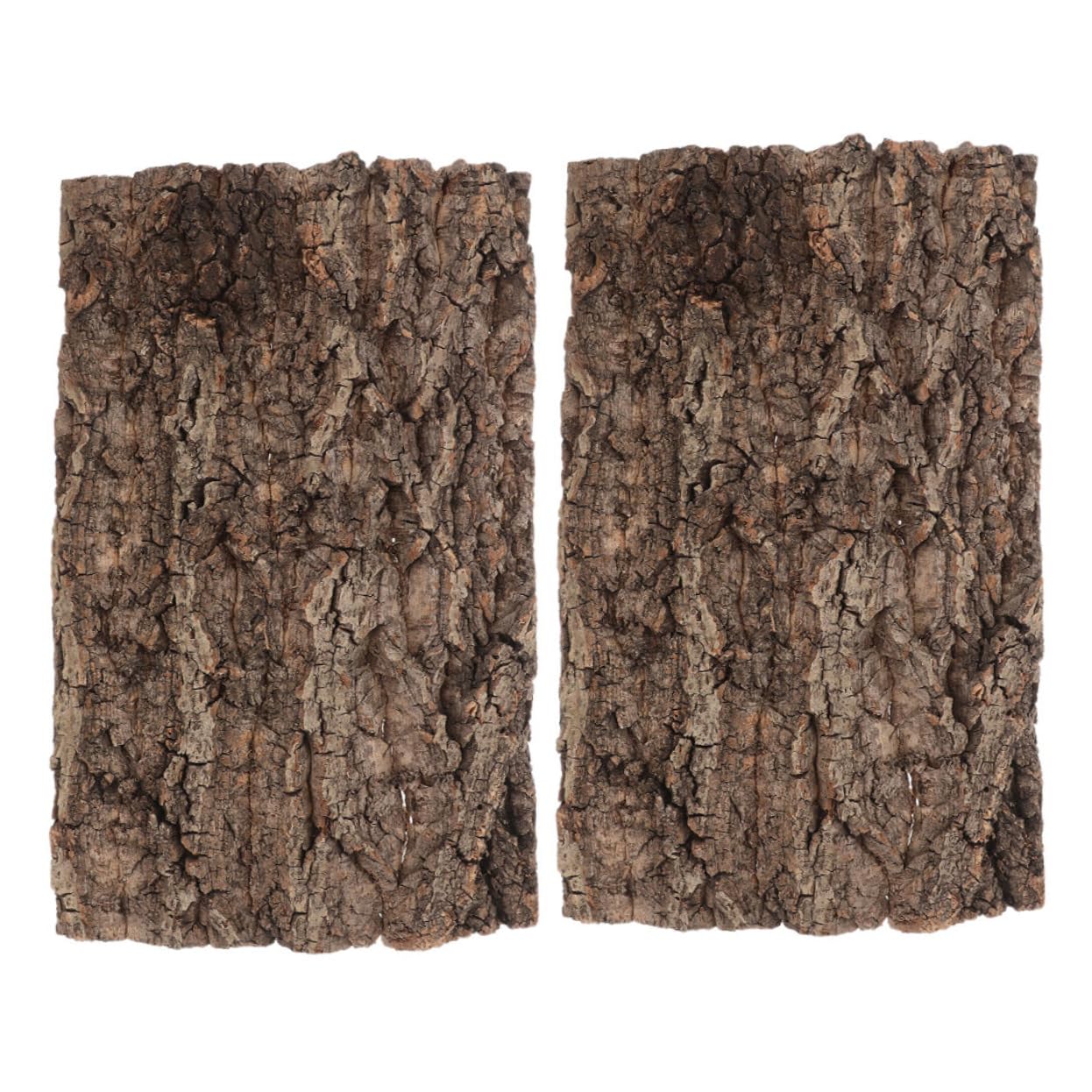 POPETPOP 2piezas Terrario De Decoración Natural De Corteza De Alcornoque para Reptiles y Acuarios De Fácil Instalación y Estética Atractiva para Espacios De Mascotas