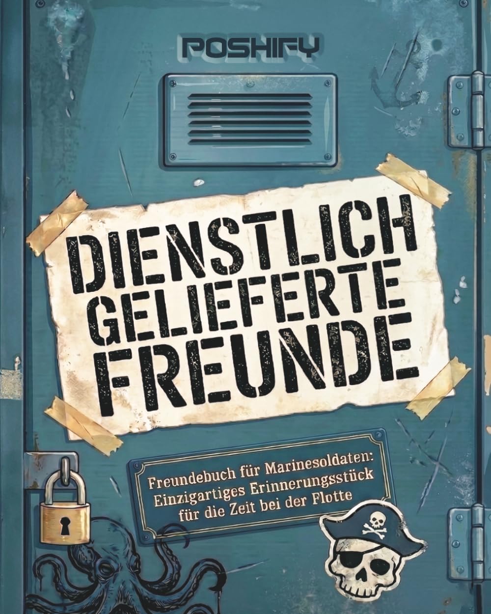 Dienstlich gelieferte Freunde: Freundebuch für Marinesoldaten: Einzigartiges Erinnerungsstück für die Zeit bei der Flotte – Geschenk für Kameraden zum Abschied