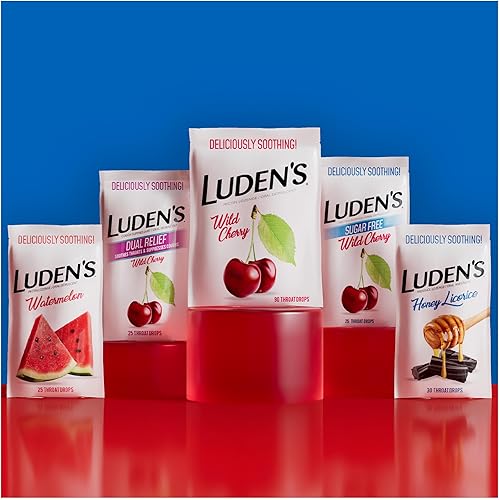 Miniatura 7 de Ludens Gotas calmantes para la garganta, regaliz de miel, 30 unidades (paquete de 3)