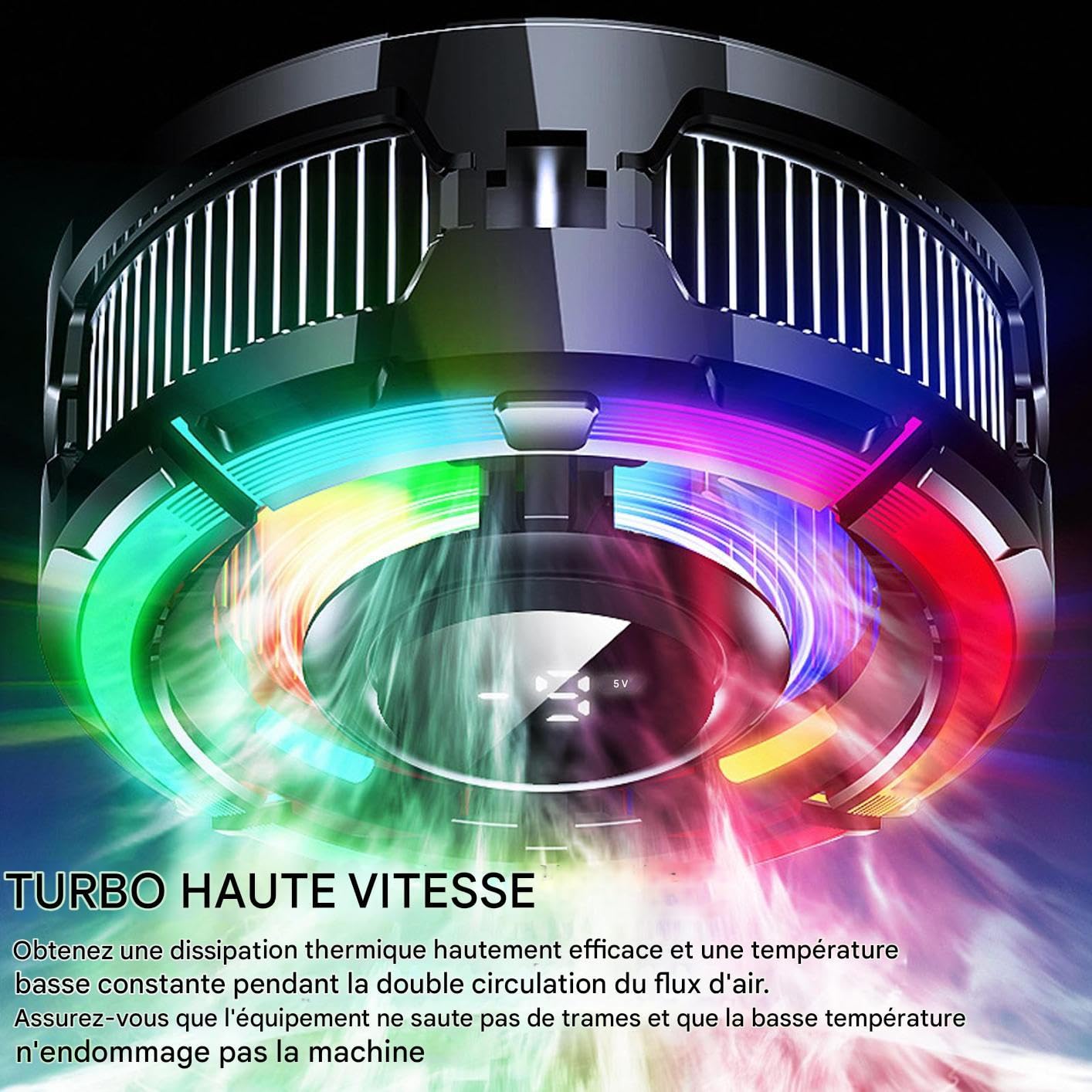 Handy-Kühler – tragbarer magnetischer Kühler für Handy – Kühlgerät für Smartphone, Zubehör für Videospiele, Anrufe