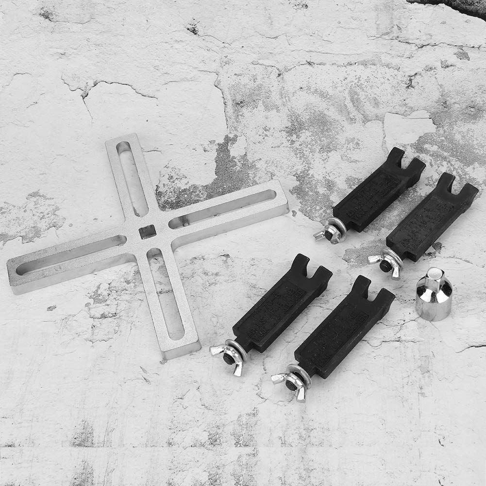 Fydun 4 Jaw Fuel Lid Wrench Spanner Universal Adjustable Fuel LID Wrench Fuel Pump Send Unit Remover Installer Tool