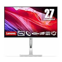 Lenovo L27h-4A Monitor 27″ QHD (2560 x 1440), IPS, 1ms MPRT, 100Hz, Regolabile, Porte HDMI 2.1 + DisplayPort 1.4 + USB-C, Cavo USB tipo C incluso – Cloud Grey