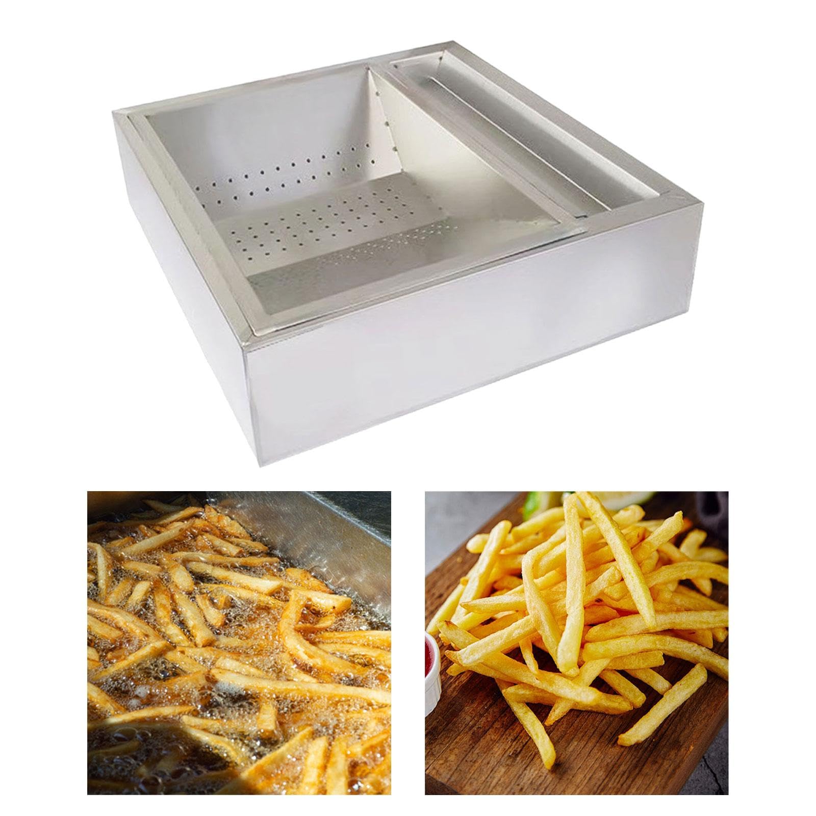 Cesta Freidora para Freír Papas en Restaurantes de Pollo