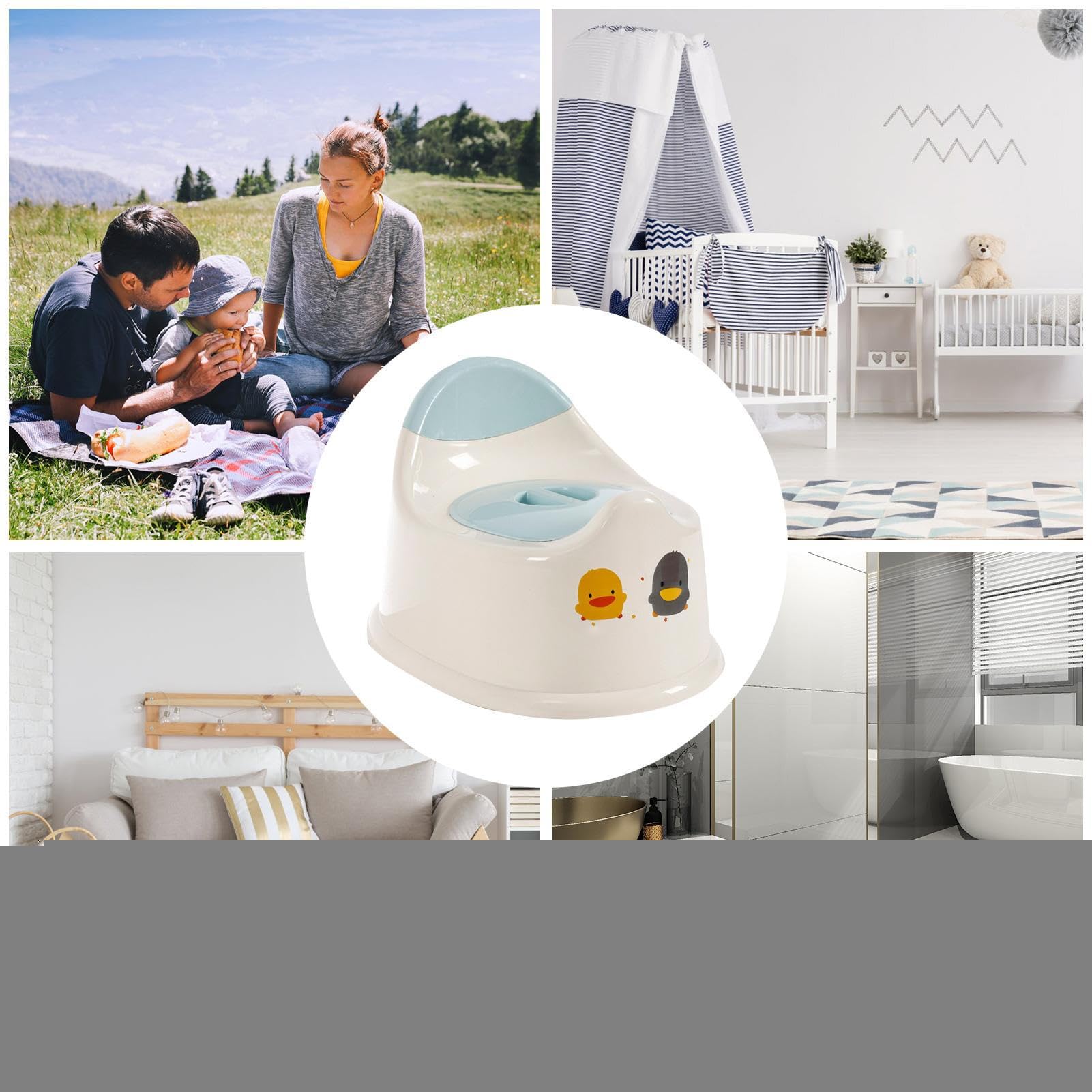 Orinal Infantil de Entrenamiento Asiento Reductor Antideslizante De Inodoro | Orinal De Viaje Portátil para Bebés, Niños y Niñas, Viajes, Camping, Coche, Hogar, Exterior, Guardería, Parque, Preesc