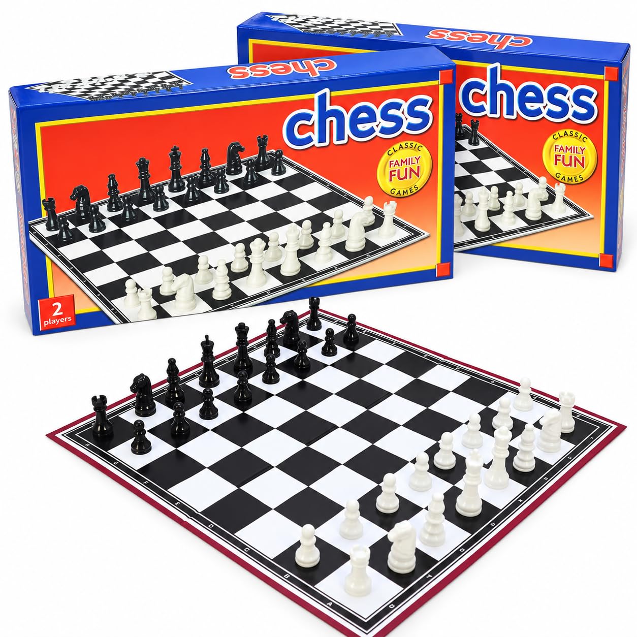 Navoys 2 x Chess Board Game, Foldable, Family Set — image 1