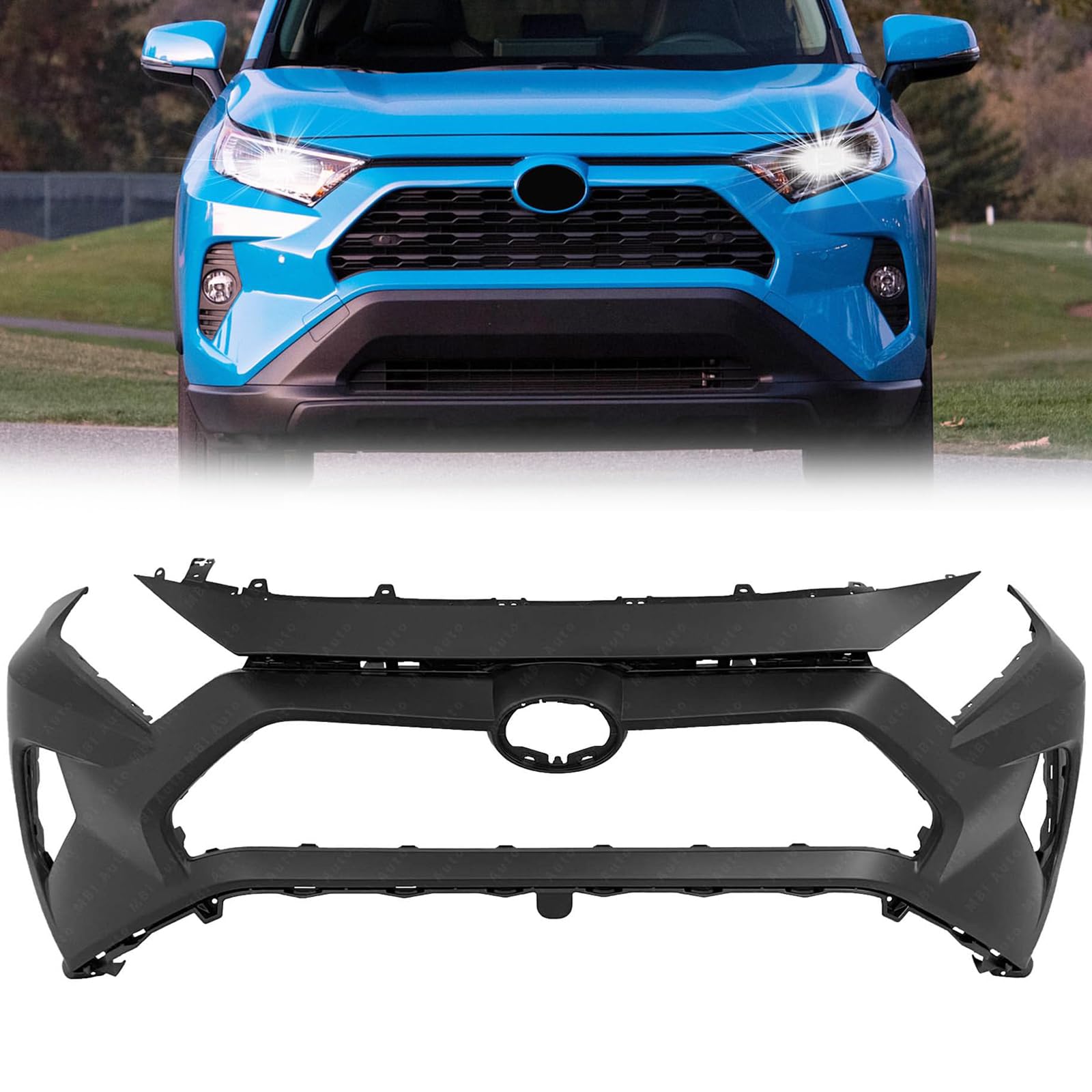 Amazon.com: PENSUN Front Bumper Cover Fit for Toyota RAV4 2019