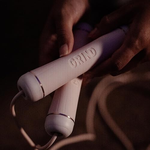 Miniatura 7 de GRIND  Cuerda de saltar  Flotador ajustable  Sin enredos, velocidad rápida con rodamientos de bolas  Asas ergonómicas de agarre suave  Cuerda de