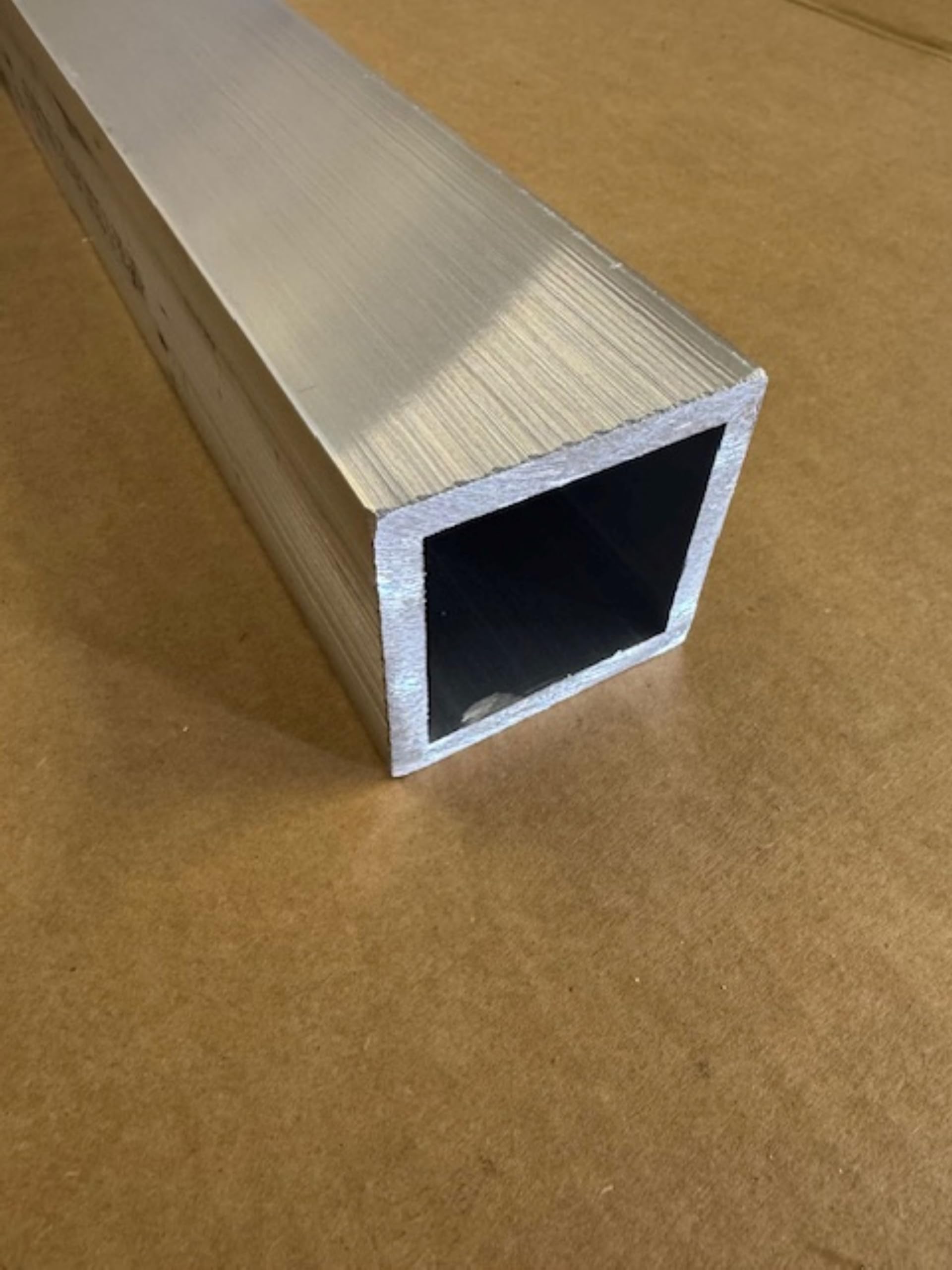 1/4" Wall x 3" x 3" Aluminum Square Tube, 6061 Aluminum, 0.250" Wall Tubing, 3" Square (48 INCH)