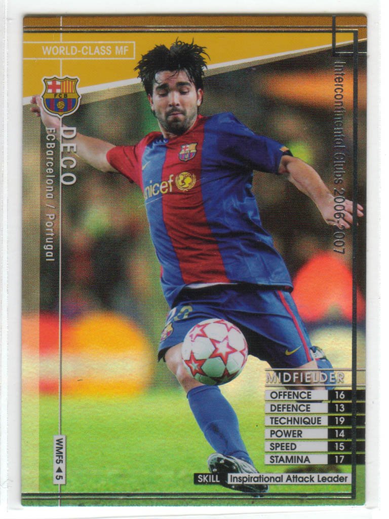 Amazon.co.jp: デコ WCCF 2006-2007 WMF FCバルセロナ WMF5/5