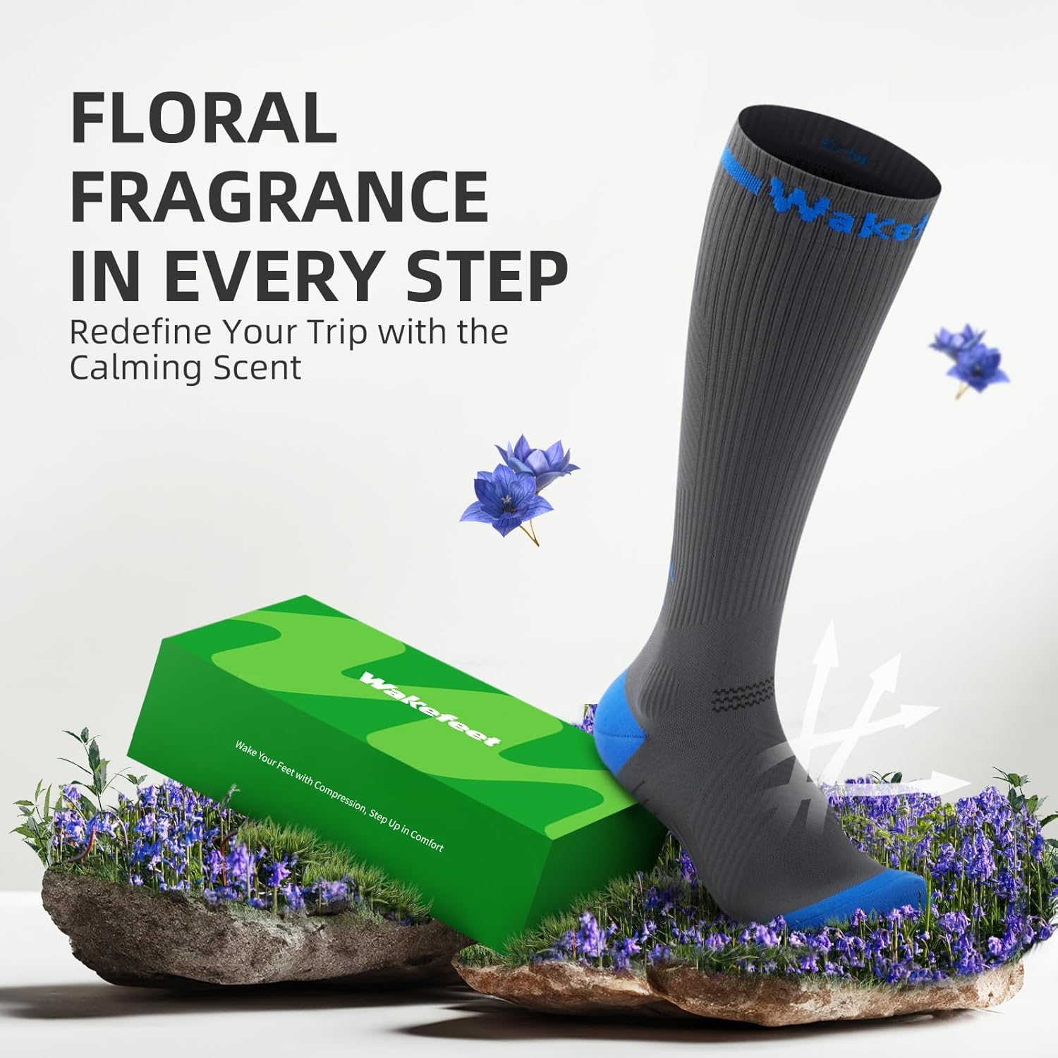 Medical Compression Socks for Men & Women, 3 Pairs 20–30mmHg Graduated Compression Stockings for Travel, Flight, Running, Cycling, Pregnancy, Nurses - Image 4