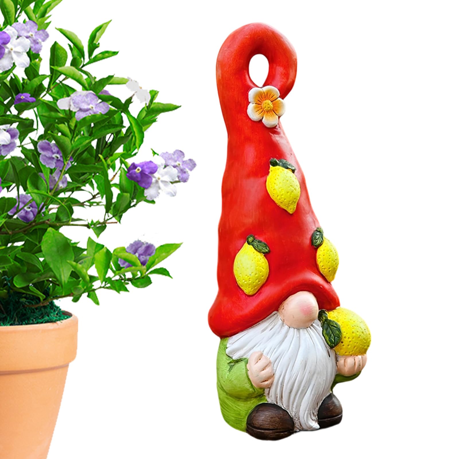 Figurilla de Escultura de Enano Temática de Frutas