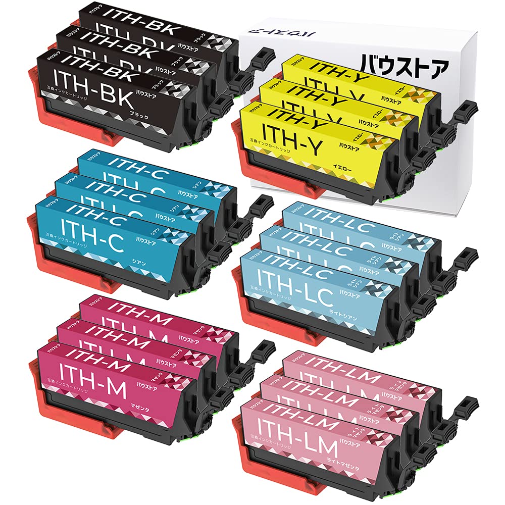Amazon.co.jp: EPSON エプソン ITH-6CL イチョウ 18個セット