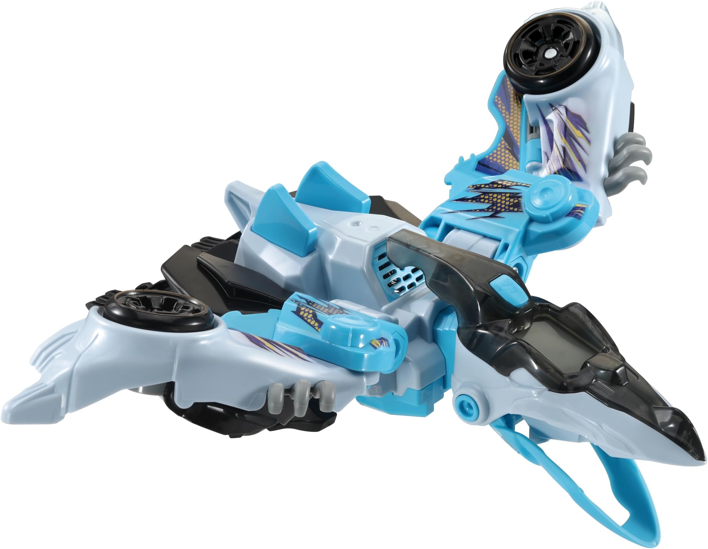 VTech Switch and Go Dinos Talon the Pterodactyl, Interactive Dinosaur Toy with Lights and Sound Effects, Transform Dino into Super Car, For Kids 3, 4, 5, 6 Plus, English Version