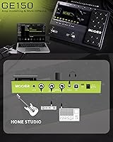Vista 5 de MOOER GE150 Pedal Multiefectos de Modelado de Amplificador de Guitarra Eléctrica Procesador Portátil de Múltiples Efectos con Expresión y Carga IR