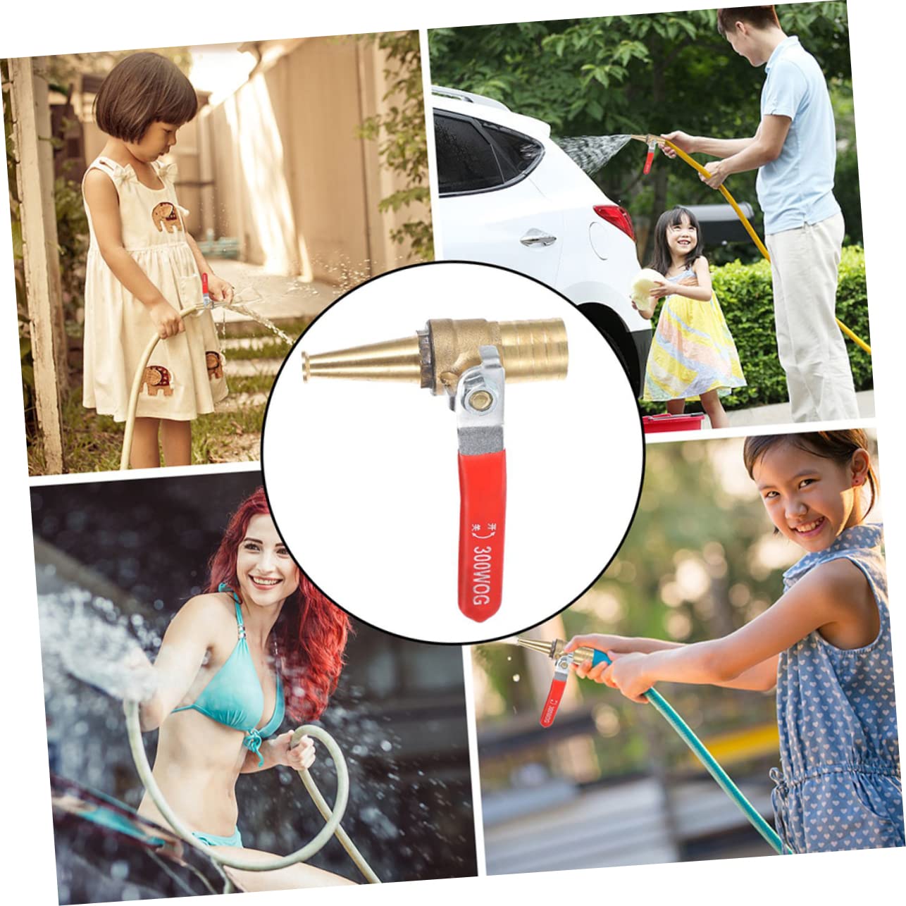 POPETPOP 6pièces Pulvérisateur De Tuyau Haute Pression Pour Arrosage De Jardin Embout Pratique Pour Nettoyage De Voiture Et Arrosage Des Plantes