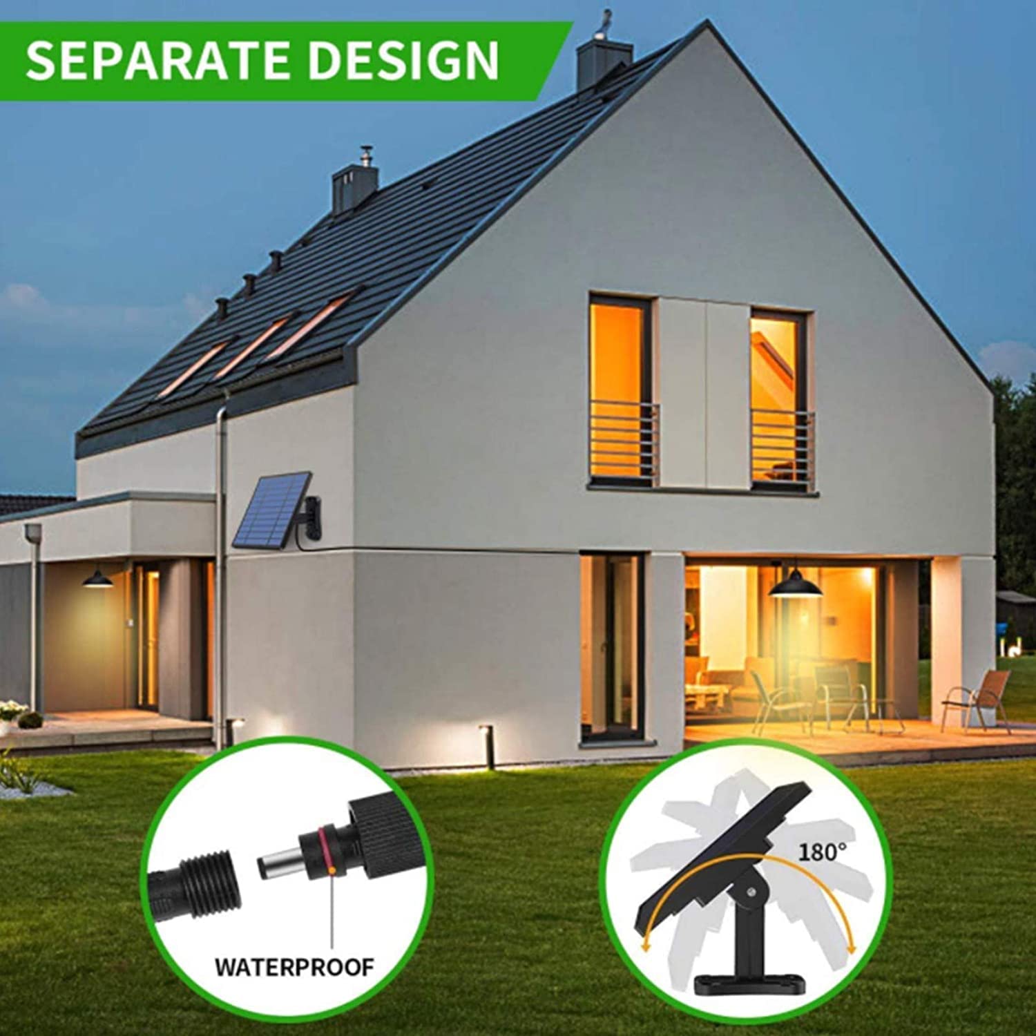 Luces Solares Para Cobertizos Luz Colgante Solar LED Portátil Para Exteriores Con Control Remoto Lámpara De Pared Impermeable IP65 Ajustable Para Jardín Patio Porche Patio