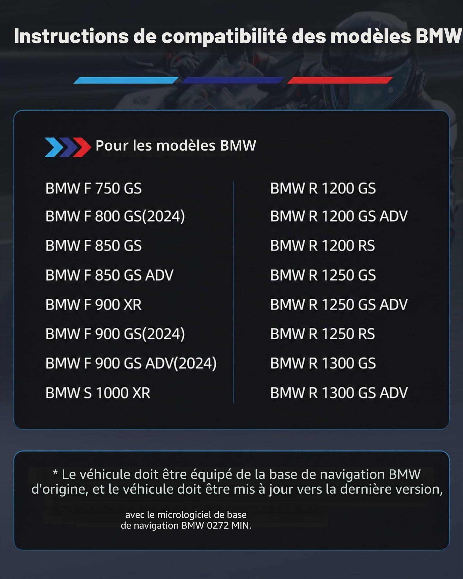 Jansite Carplay Moto avec Molette Wonder Wheel Native pour BMW Motorrad | 5'' Écran Tactile Étanche Tactile, CarPlay et Android Auto Sans Fil, Navigation GPS, Plug-and-Play