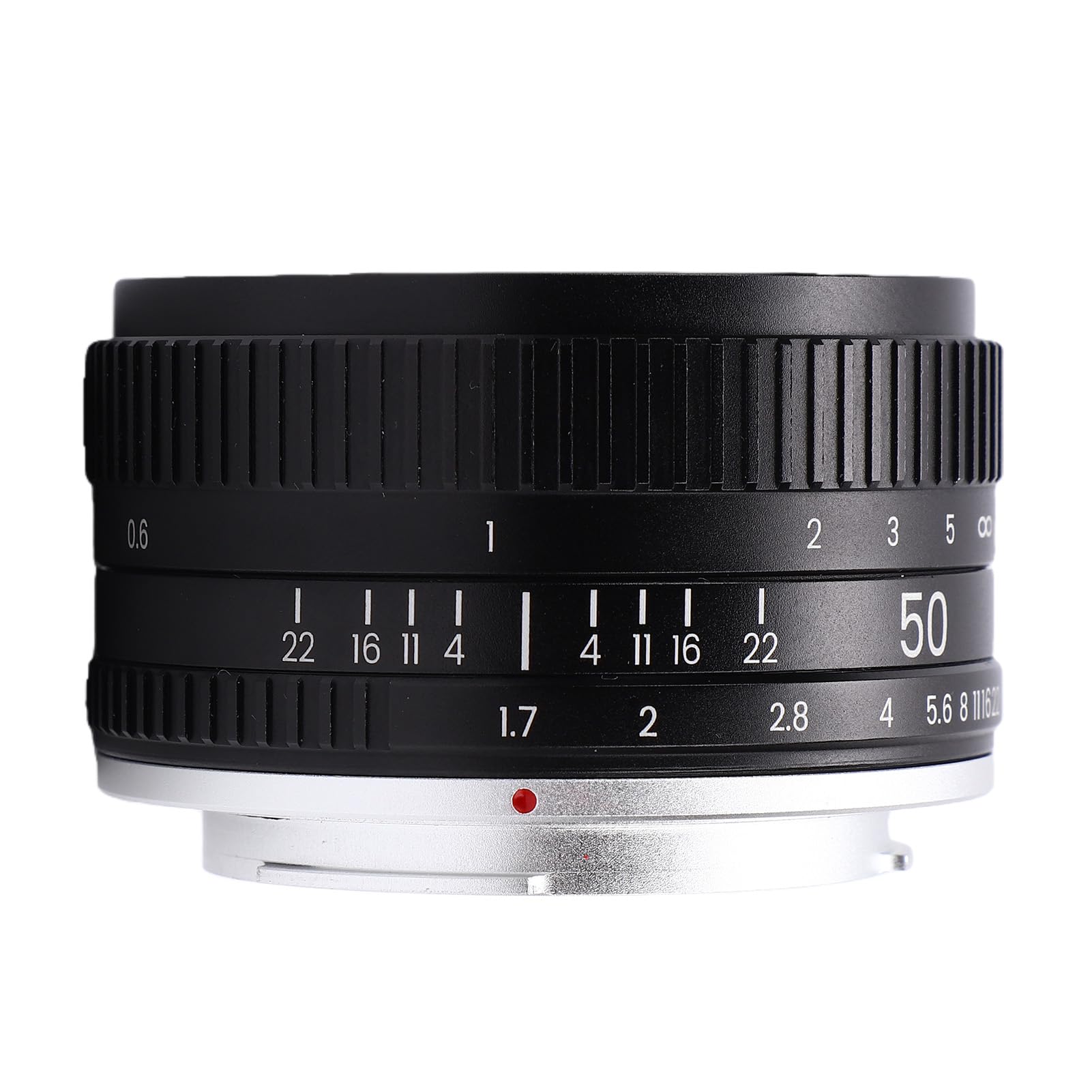 Jectse Obiektyw Stałoogniskowy 50 Mm F1.7, Pełnoklatkowy Obiektyw Aparatu z ręczną regulacją Ostrości i dużą przysłoną do Aparatu K1 K1 Mark II, Konstrukcja ze Stopu Aluminium