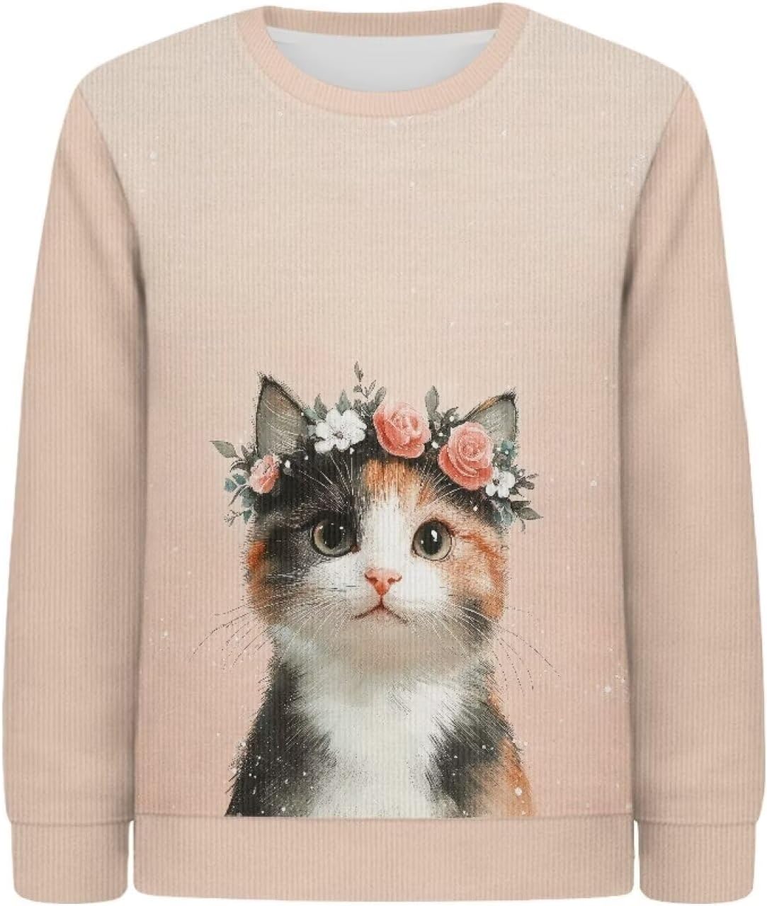 Toddler Girl Sweatshirt Outfit Winter Clothes Long Sleeve CEW Neck Shirts Kids School Sports Tops Tees