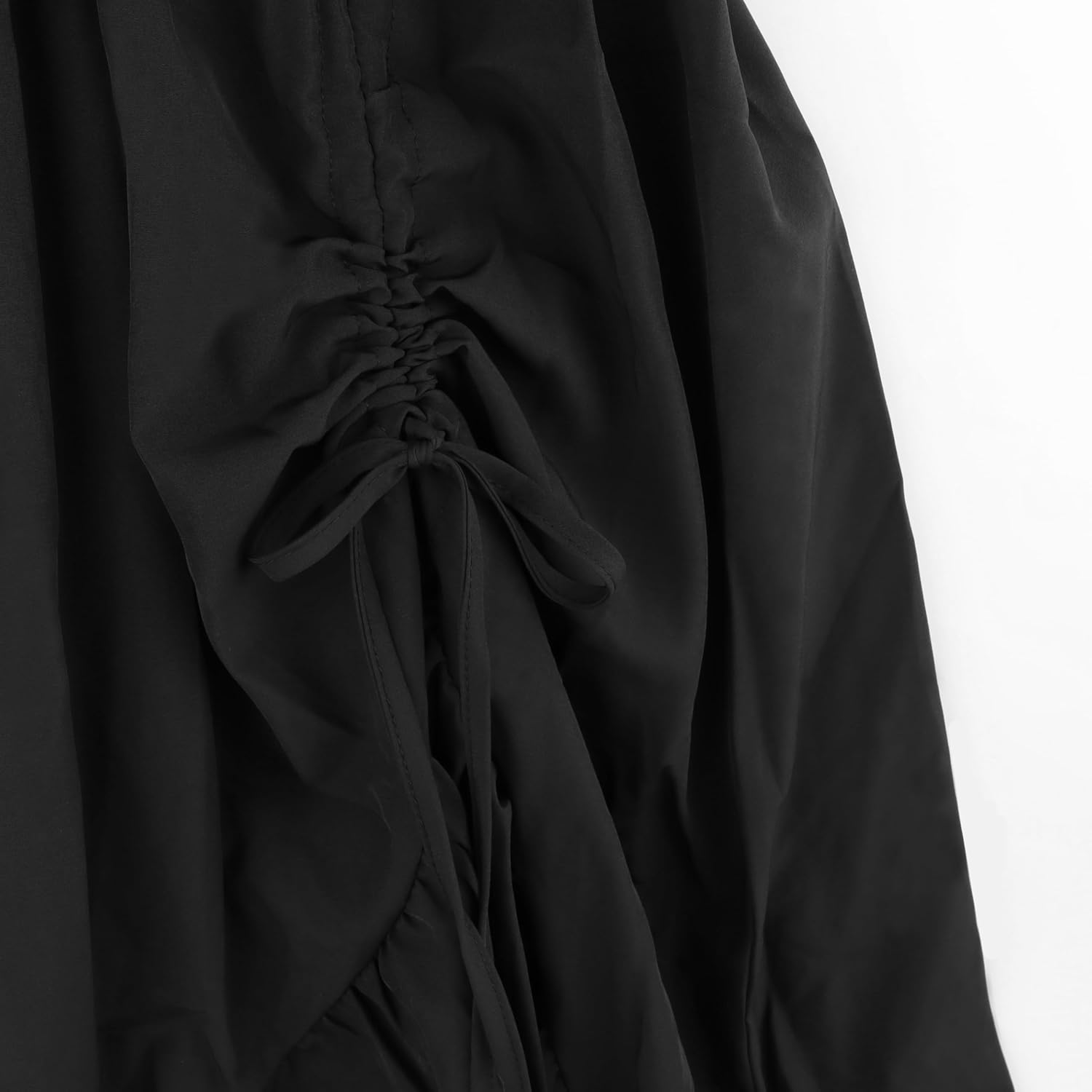 TSMNZMU Women Renaissance Maxi Dress Gothic Cottagecore Corset Dresses Square Neck Short Sleeve Fariy Medieval Long Dress - Image 2