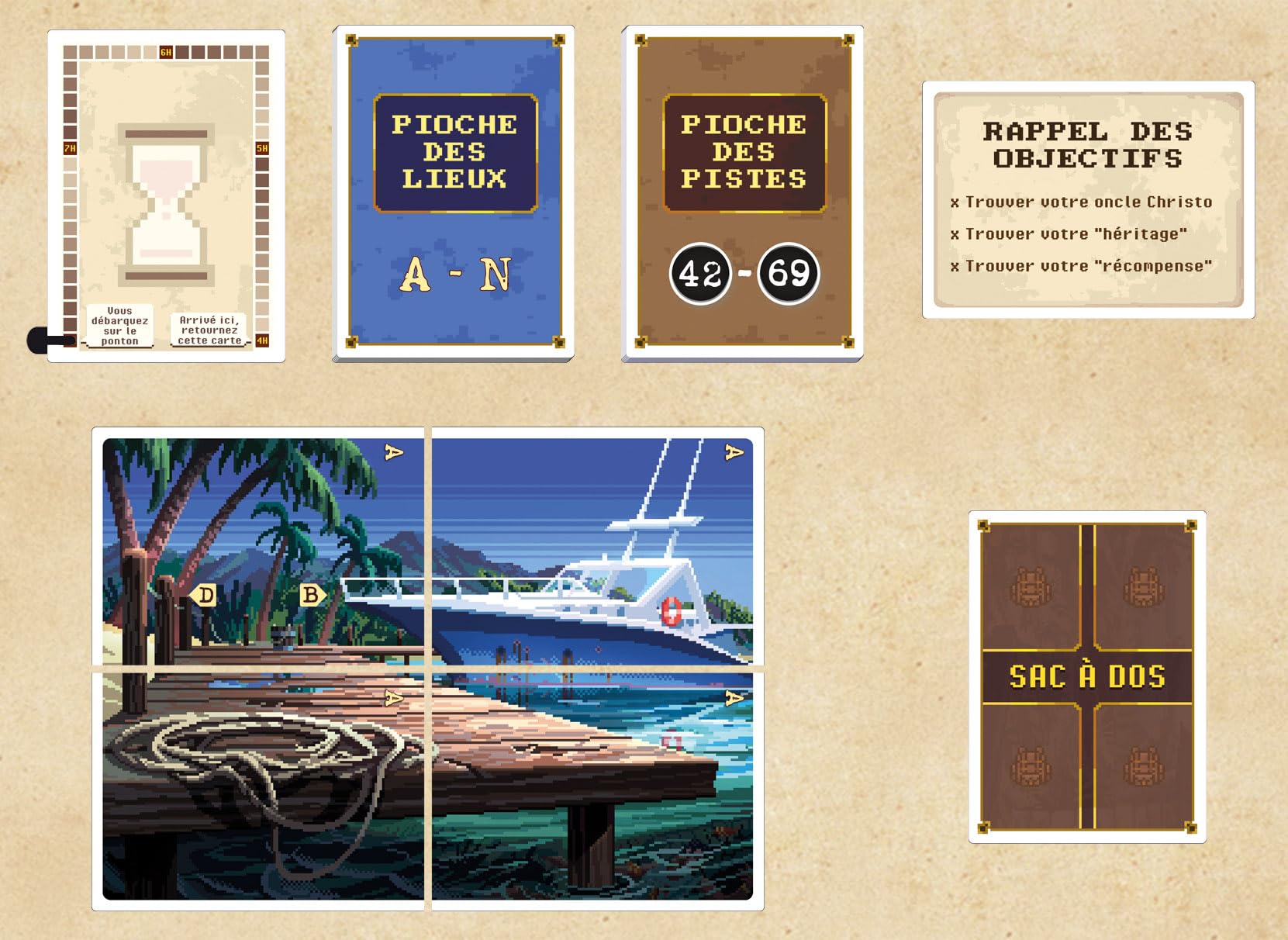 Asmodee Survive The Island Monster Pack - Espansione del gioco da tavolo - Aggiungi 3 nuovi mostri, divertente gioco di avventura e strategia per bambini e adulti, età 8+, 2-5 giocatori, 45 minuti di
