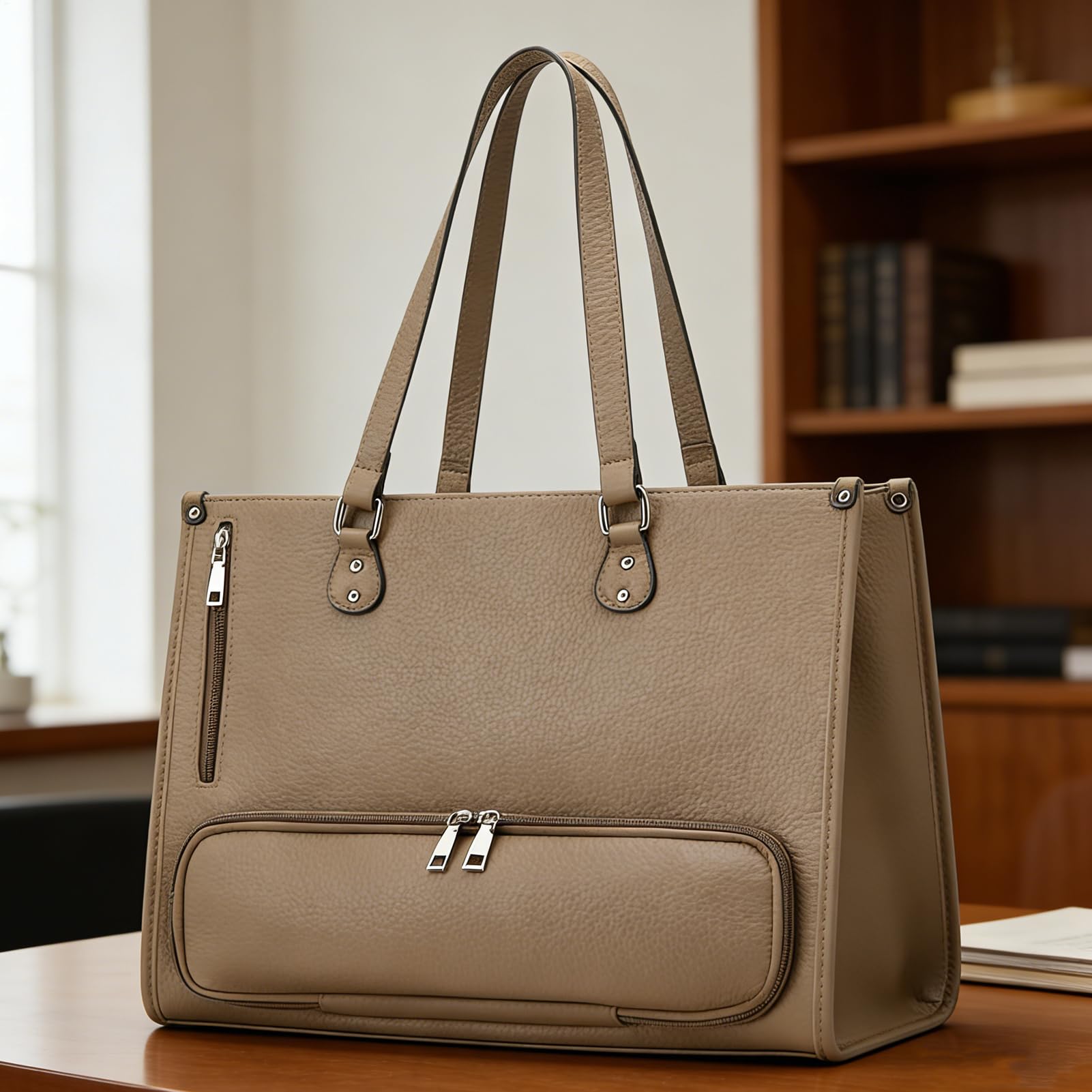 Laptoptasche für Damen, isoliert, groß, verstellbar, mehrere Taschen, Business-Tasche für Damen, für Handy, Tablet, Essen, Getränke, Büro, Uni, Business, Roadtrip, Camping