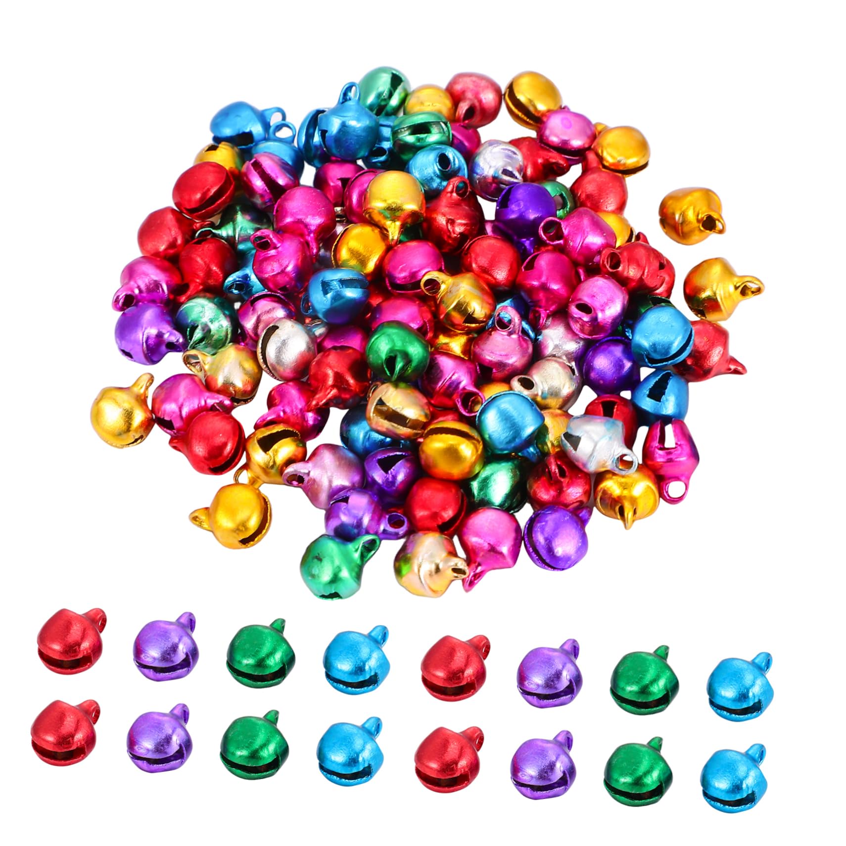 BCOATH 100Pcs Decorative Balls Shatterproof Christmas Ornaments for DIY Jewelry and Tree Decorations for Creating Festive