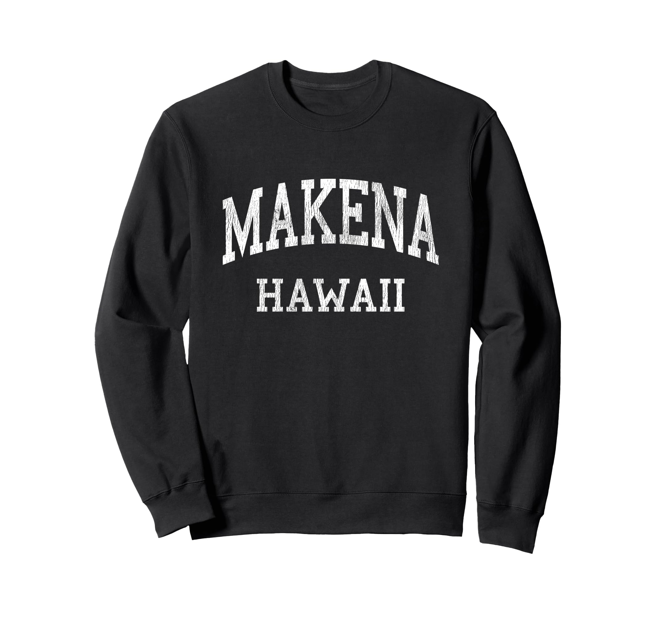 Makena Hawaii HI Vintage Athletic Sports Design Sweatshirt