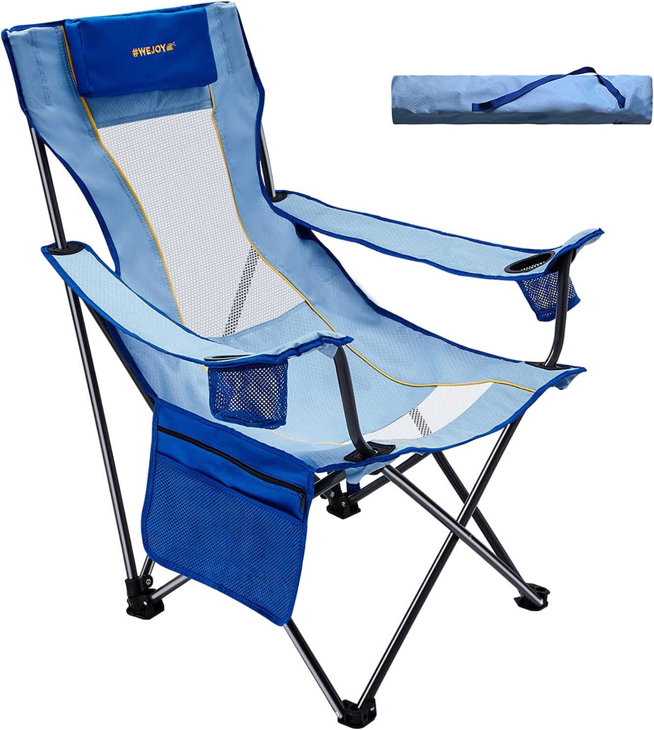Buy Wejoy Portable Folding Beach Chair Camping Chair High Back Camp Chairs Foldable Chairs Outdoor Detachable Pillow Backpack Collapsible Lawn Chairs Mesh Back With Cup Holder Buy Wejoy Portable Folding Beach Chair Camping Chair High Back Camp Chairs Foldable Chairs Outdoor Detachable Pillow Backpack Collapsible Lawn Chairs Mesh Back With Cup Holder