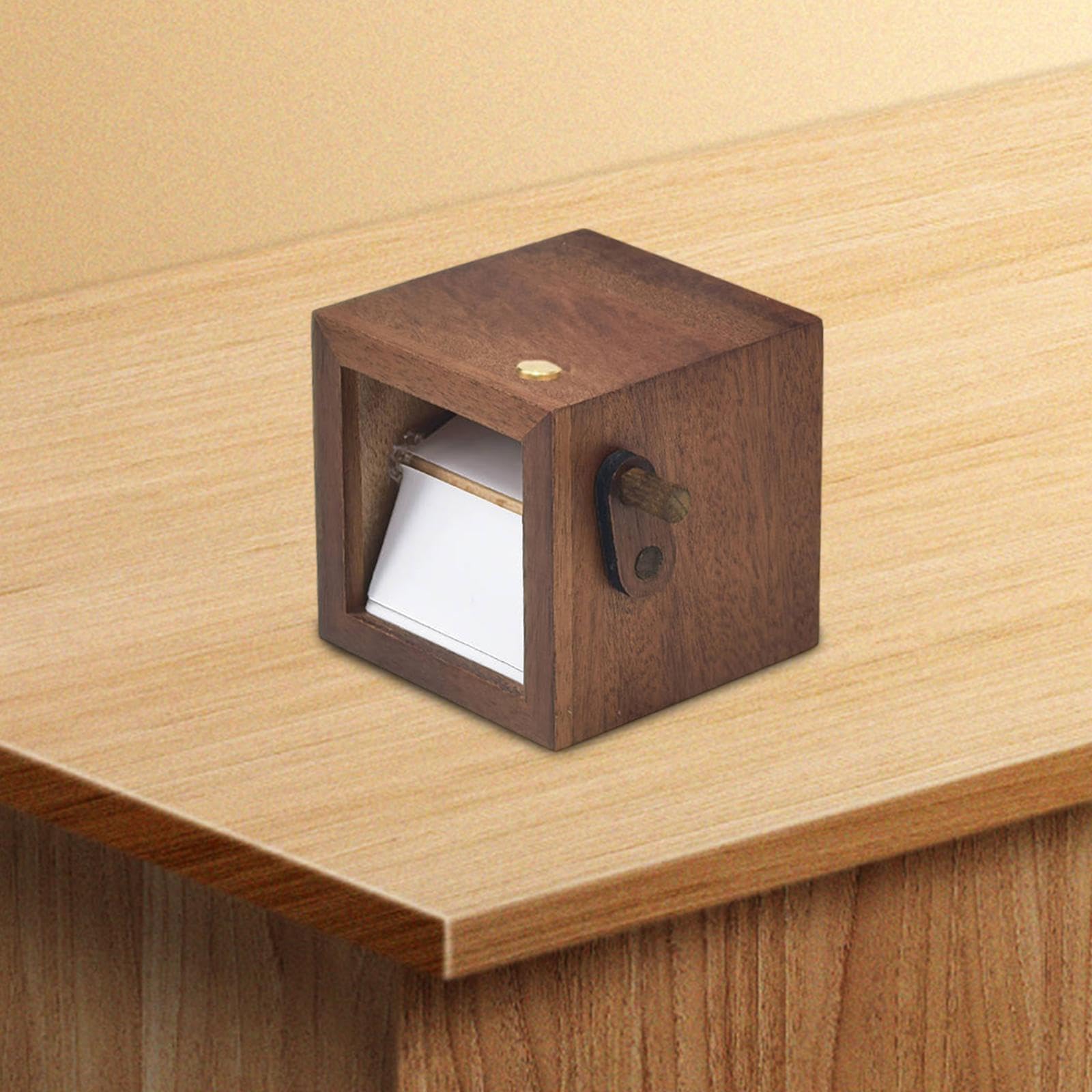 Álbum de Fotos Flipbook Portarretratos de Animación Manual de Madera con Luz Decorativa Regalar en Días Festivos Cumpleaños Y Ocasiones, Nogal Negro 16 Fotos, Individual