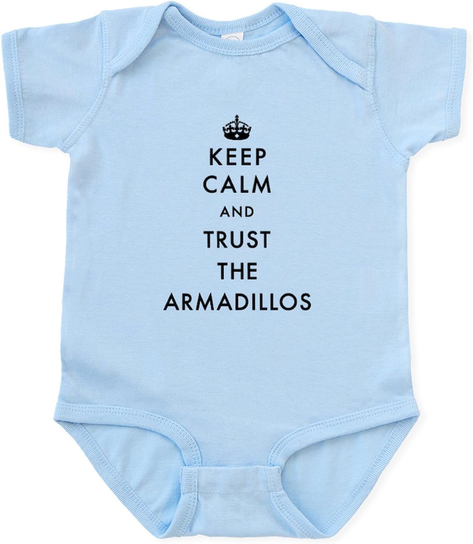 CafePress Keep Calm and Trust The Armadi Baby Light Bodysuit Cute Infant Bodysuit Baby Romper