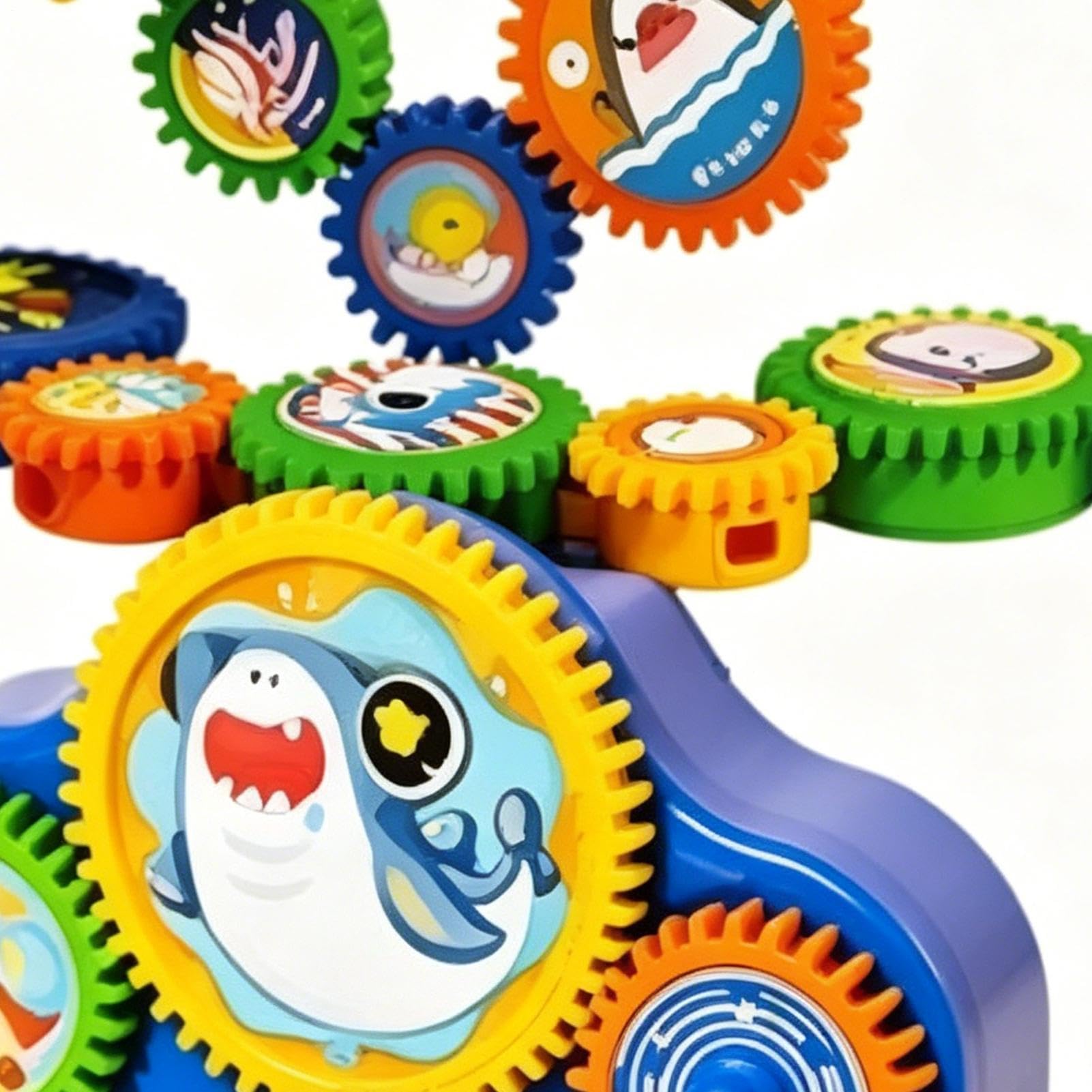Bloques De Construcción De Engranajes Set Piezas Encajables Educativo | Kit Bloques Construcción Para Niños Y Niñas, Interior, Dormitorio, Salón, Jardín Y Patio,