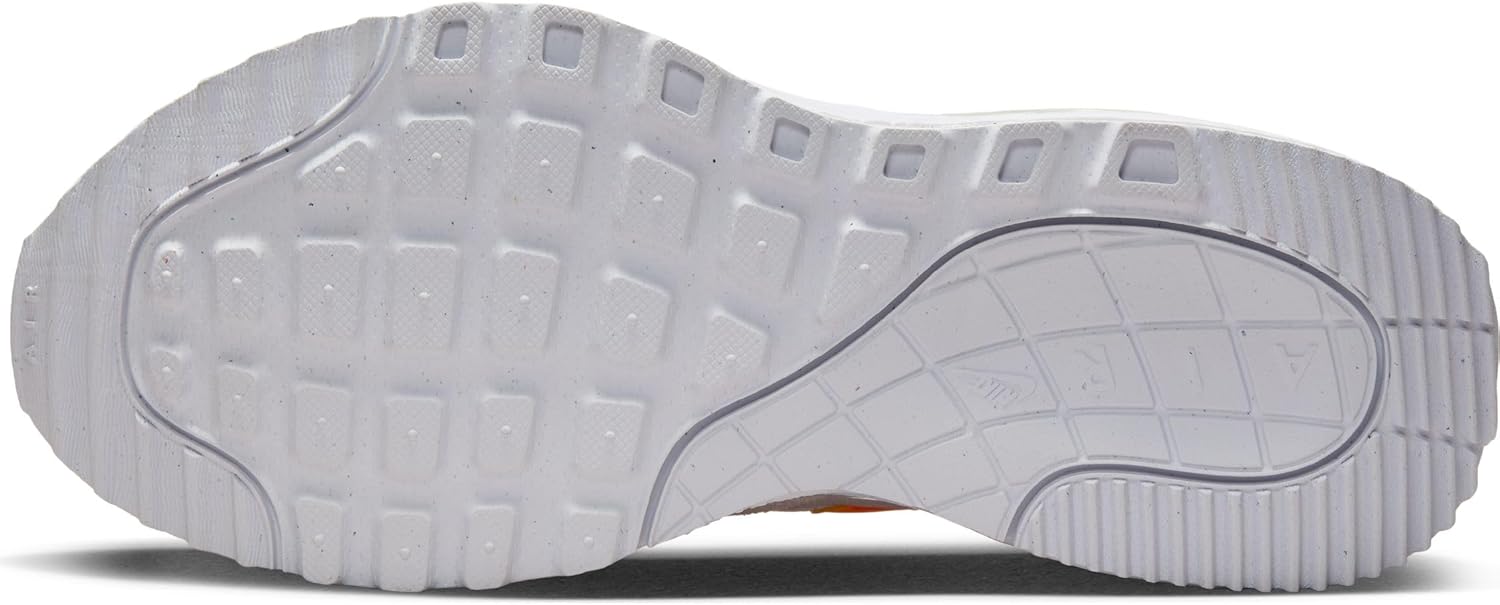 Nike Air Max SYSTM Big Kids' Shoes (DQ0284-114, White/Phantom/Photon Dust/Total Orange) Size 7