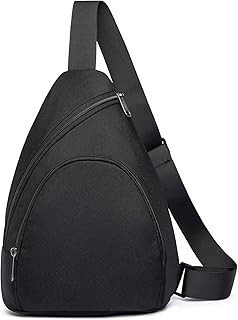 Sling Bag for Women Man Crossbody Bag Messenger Bag Purse Canvas Handbags Large for Girls Boys Hiking Sling Bag