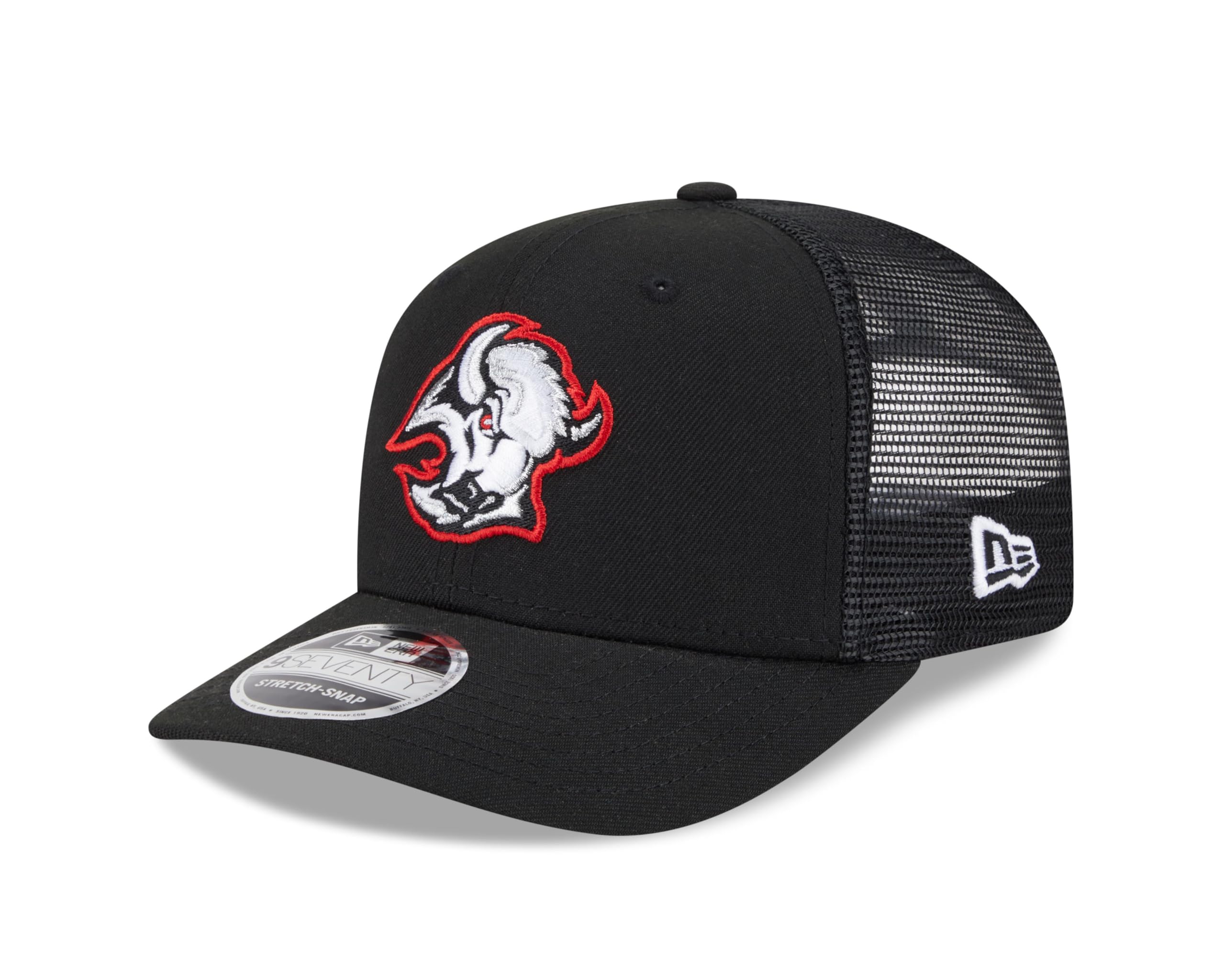 New Era Buffalo Sabres 9Seventy Stretch-Snap NHL Trucker Cap Black
