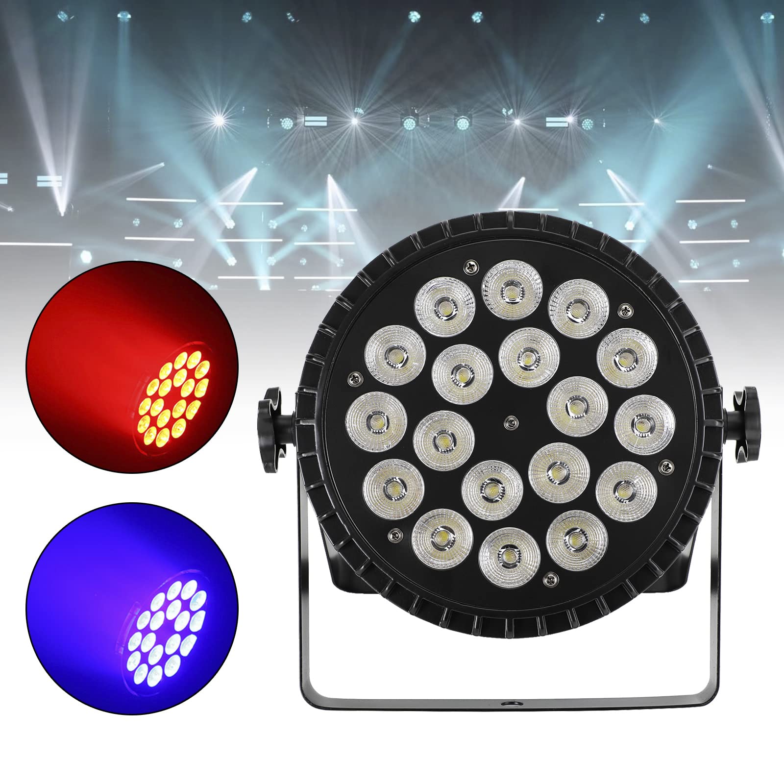 ADJ ステージライトセット Amazon.co.jp: ZonQoonz 4個セット14LEDx6W ステージライト LED