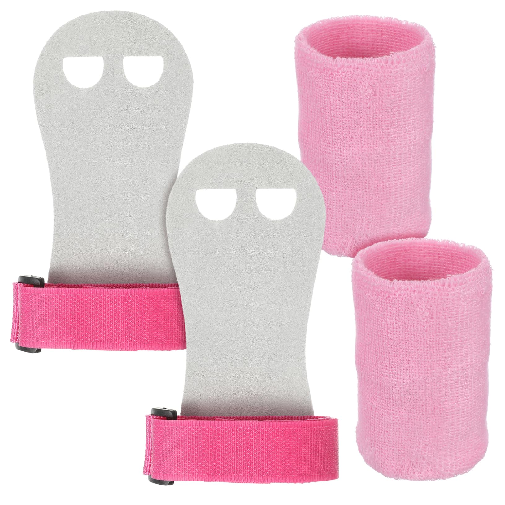 BESPORTBLE 1 Set Gymnastics Hand Grips with Adjustable Wrist Straps Durable Palm Protection Gloves for Weightlifting Strength Training Safe Design for Enhanced Stability