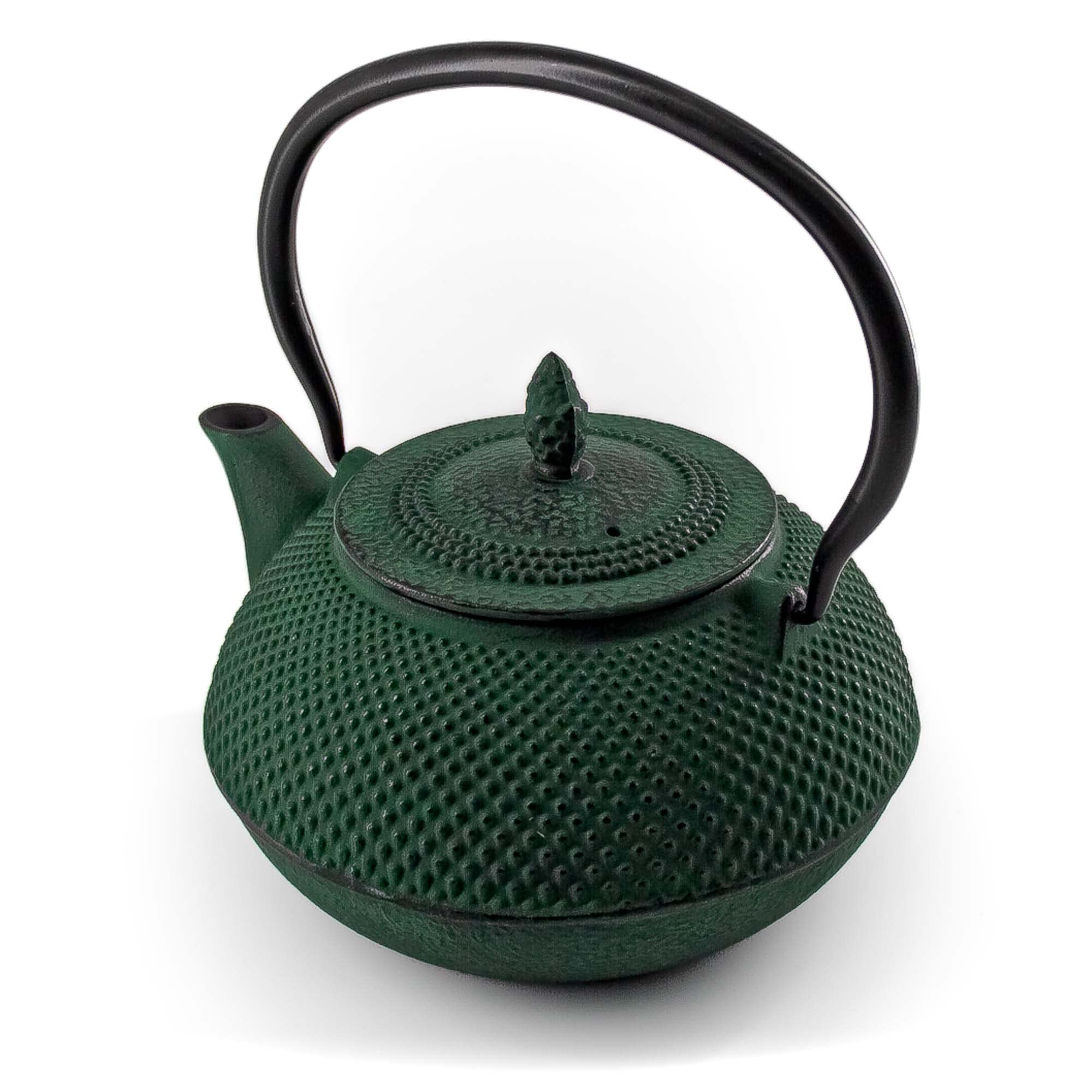 ARARE Tetsubin Gusseisenkanne 1200 ml Ø 16,6 cm japanisch Tee-Kanne Grün