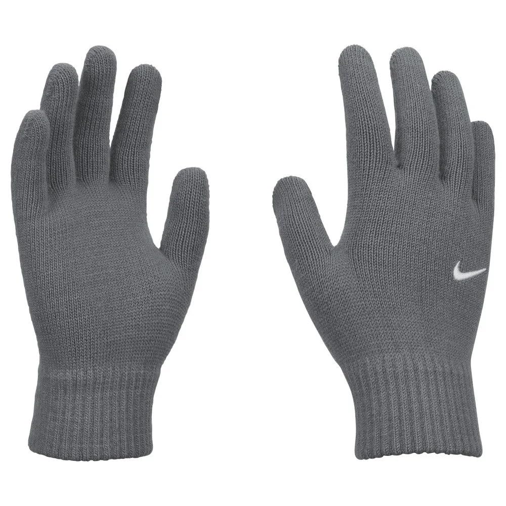 Nike Grey Yths Swoosh Knit Gloves 2.0