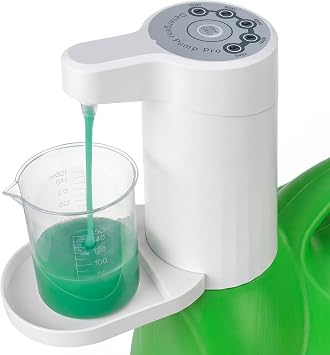 APEKX Smart Electric Laundry Detergent Dispenser with Graduated Cup, USB