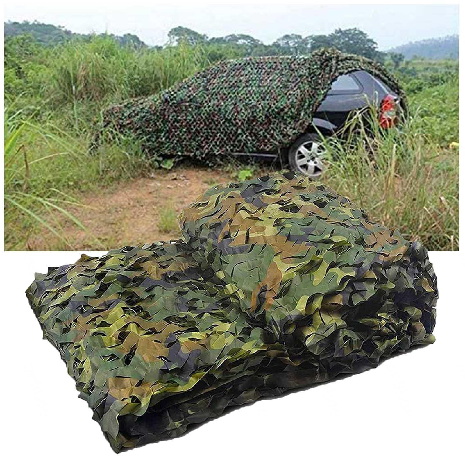 Dzhtuf W×H Woodland Camouflage Net,Large Camo Netting Roll,Anti-Tap Camo Net,Shading/Sun/Uv Resistant Shade Netting,Mesh Camouflage Netting,3×4M,4×5M,5×7M,10×10M(Custom Sizes Accepted),-3×8M(118*315In)
