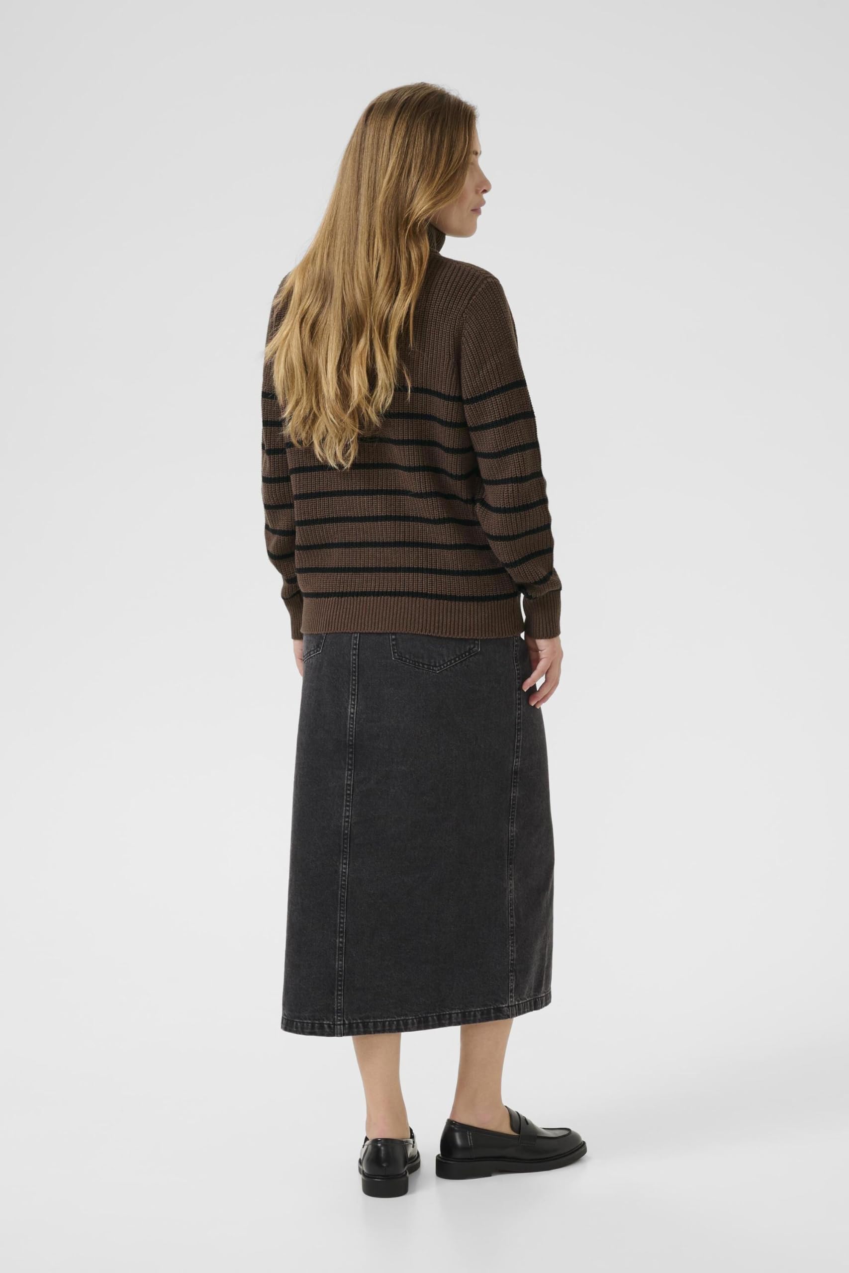 KAFFE Damen Strickpullover KAlioa Lange Ärmel