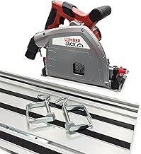 LUMBER JACK PS165 Plunge Cut & Track Saw, Precision Cutting for Woodworking, Grooves, Panels & Trim Work, 1400mm Track Extension, Durable, Powerful Performance
