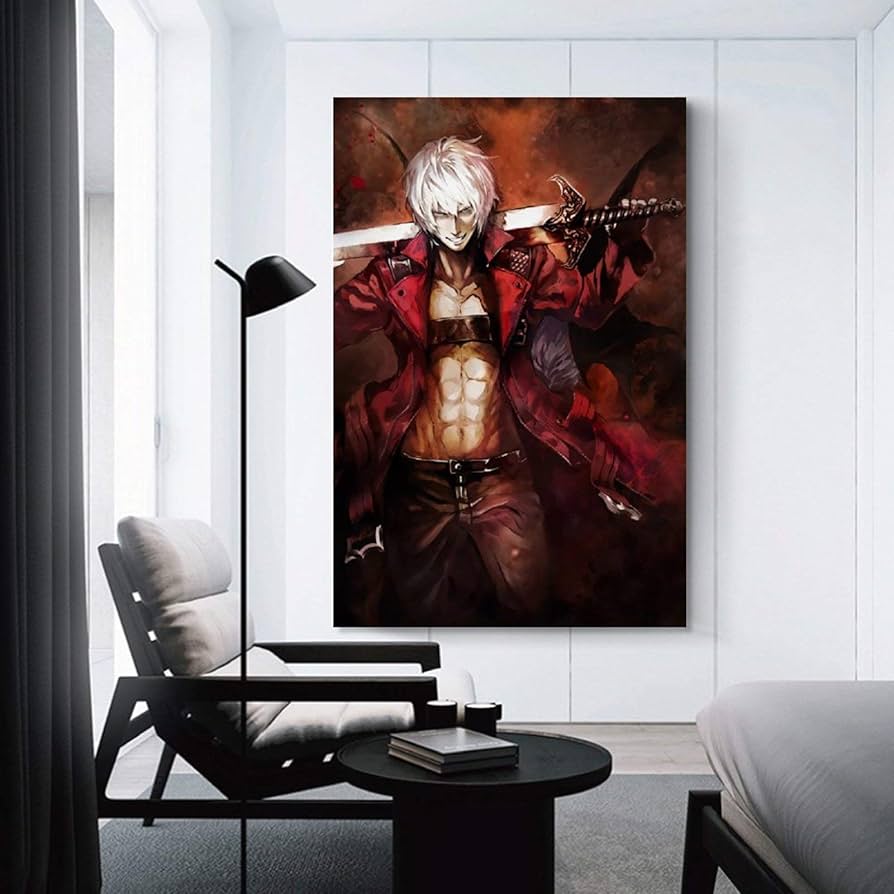 デビルメイクライ アートポスター Amazon｜ゲームポスター デビルメイクライダンテポスター 装飾